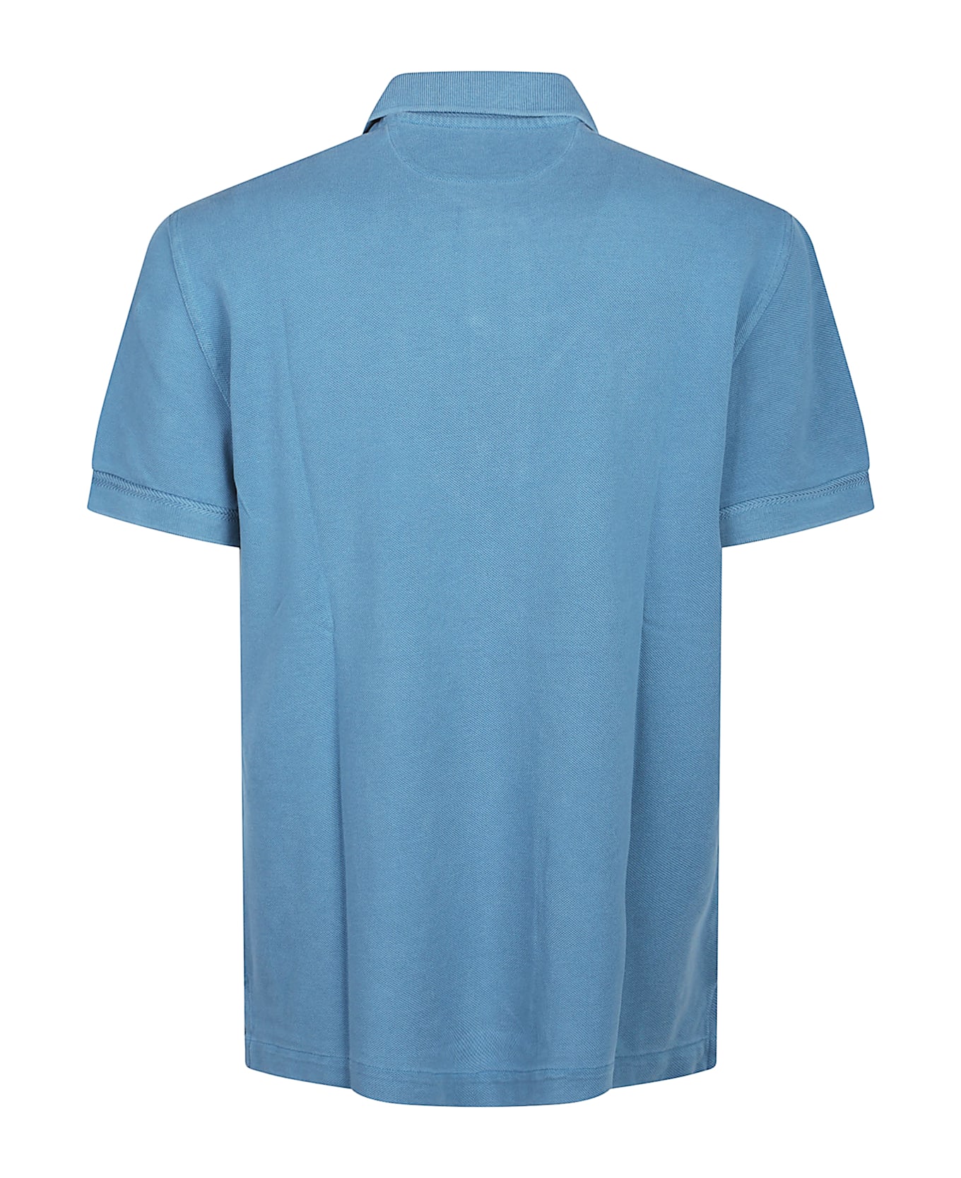 Tom Ford Tennis Piquet Short Sleeve Polo - Faded Blue