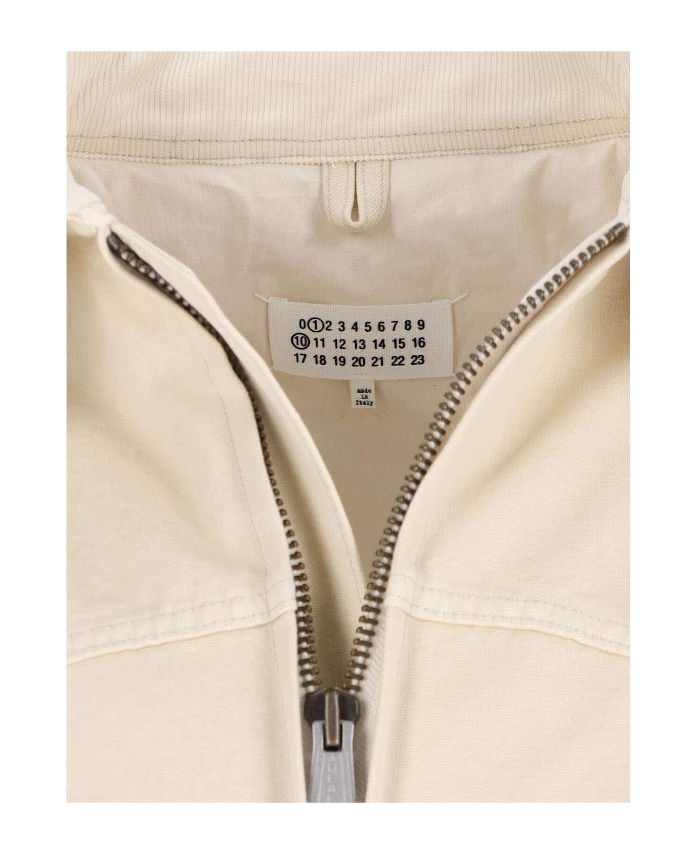 Maison Margiela 
four Stitches
 Zip Jacket - Beige