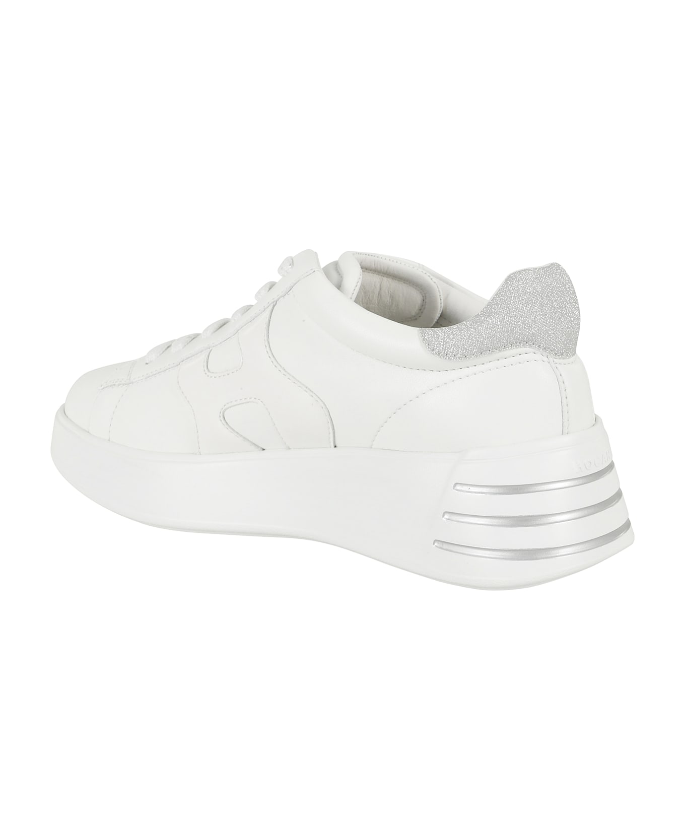 Hogan Rebel Allacciato H - Bianco Argento