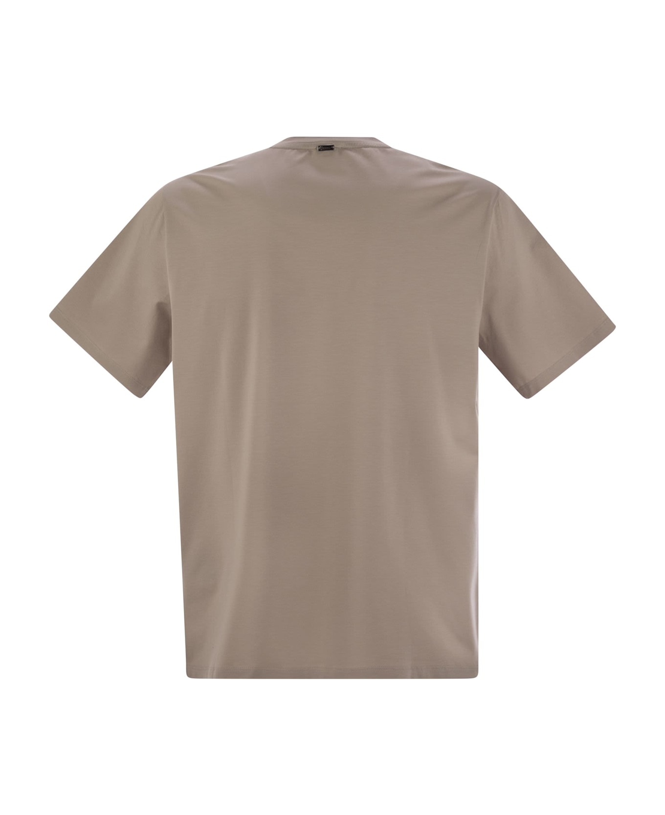 Herno Stretch Cotton T-shirt - Beige