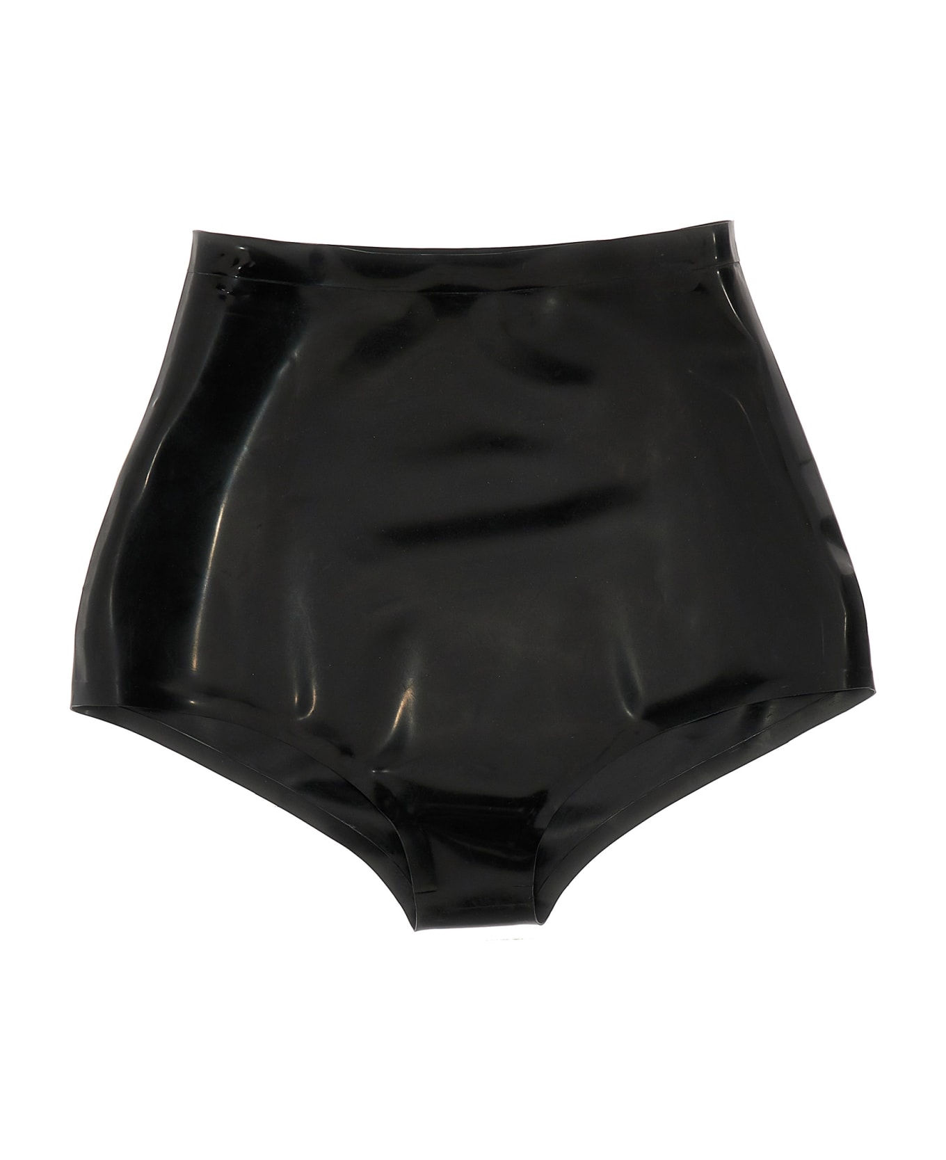 Maison Margiela High Waist Latex Briefs - Black