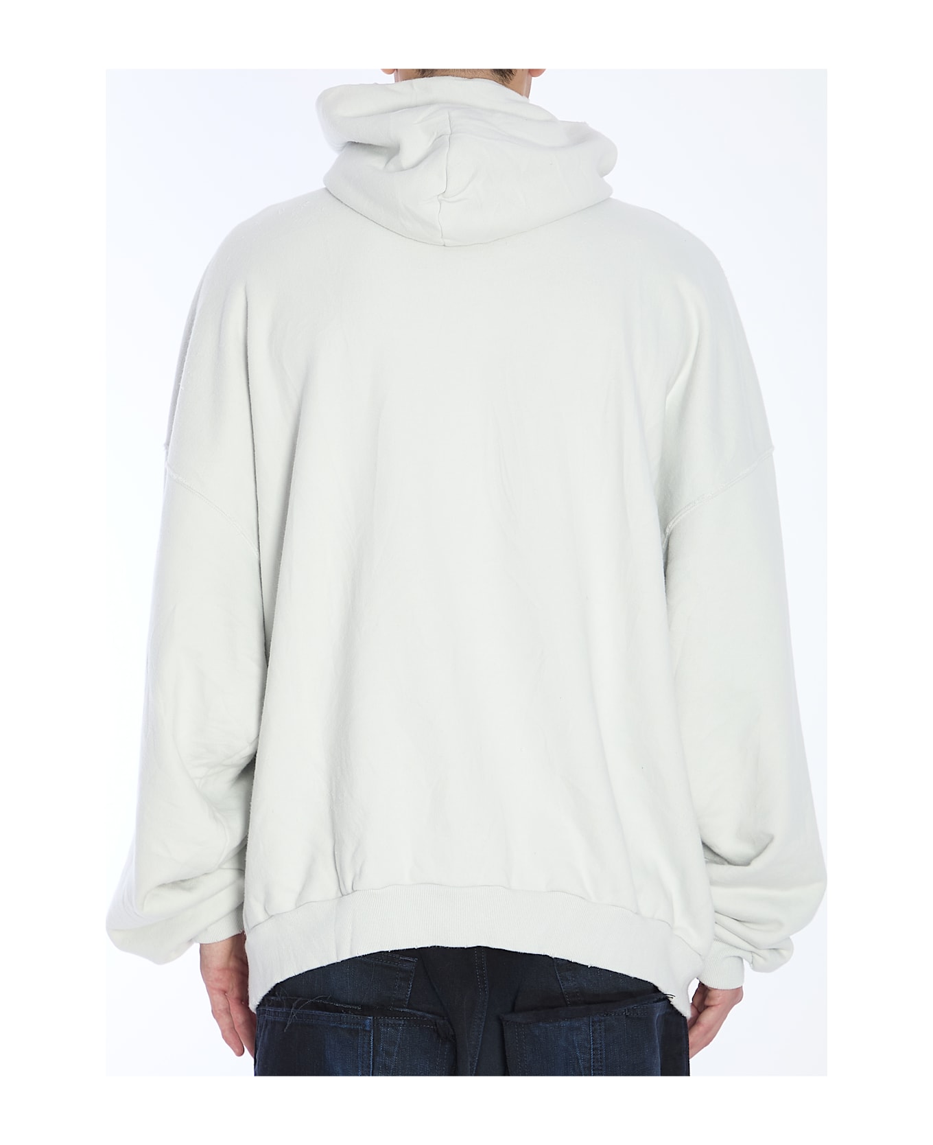 Balenciaga Planet Earth Hoodie - WHITE フリース