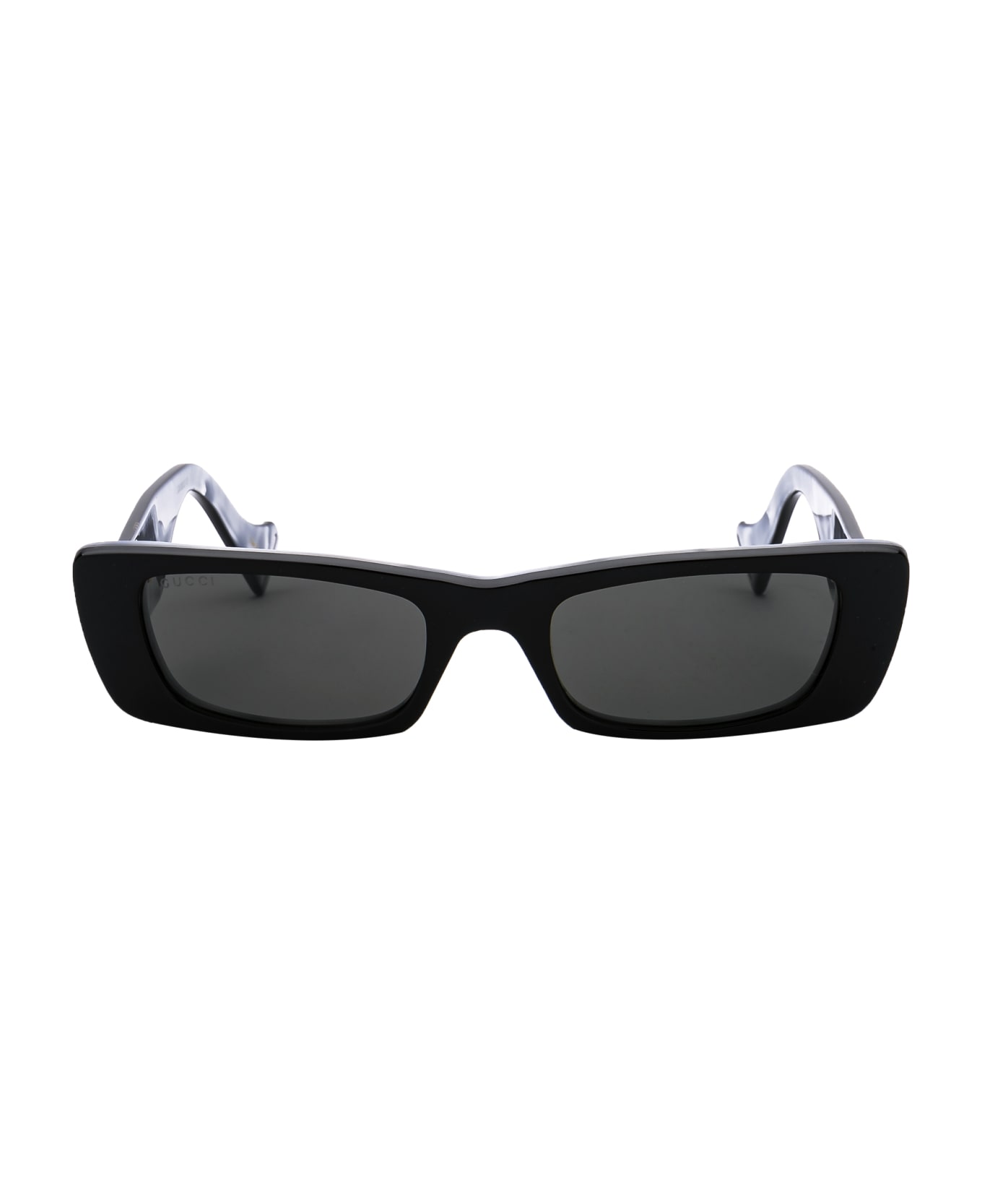 Gucci Eyewear Gg0516s Sunglasses - 001 BLACK BLACK GREY