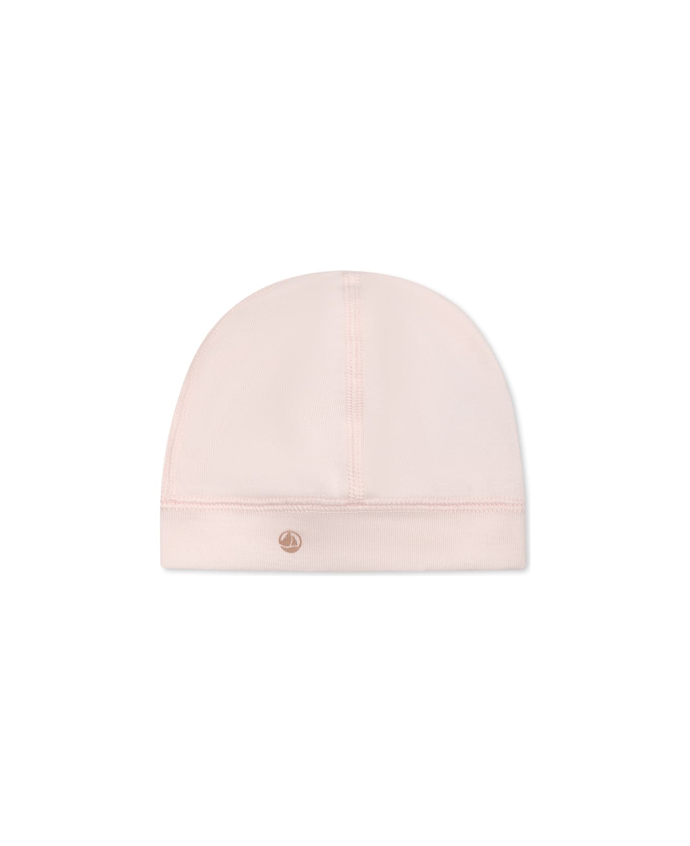 Petit Bateau Pink Hat For Baby Girl With Logo - Pink