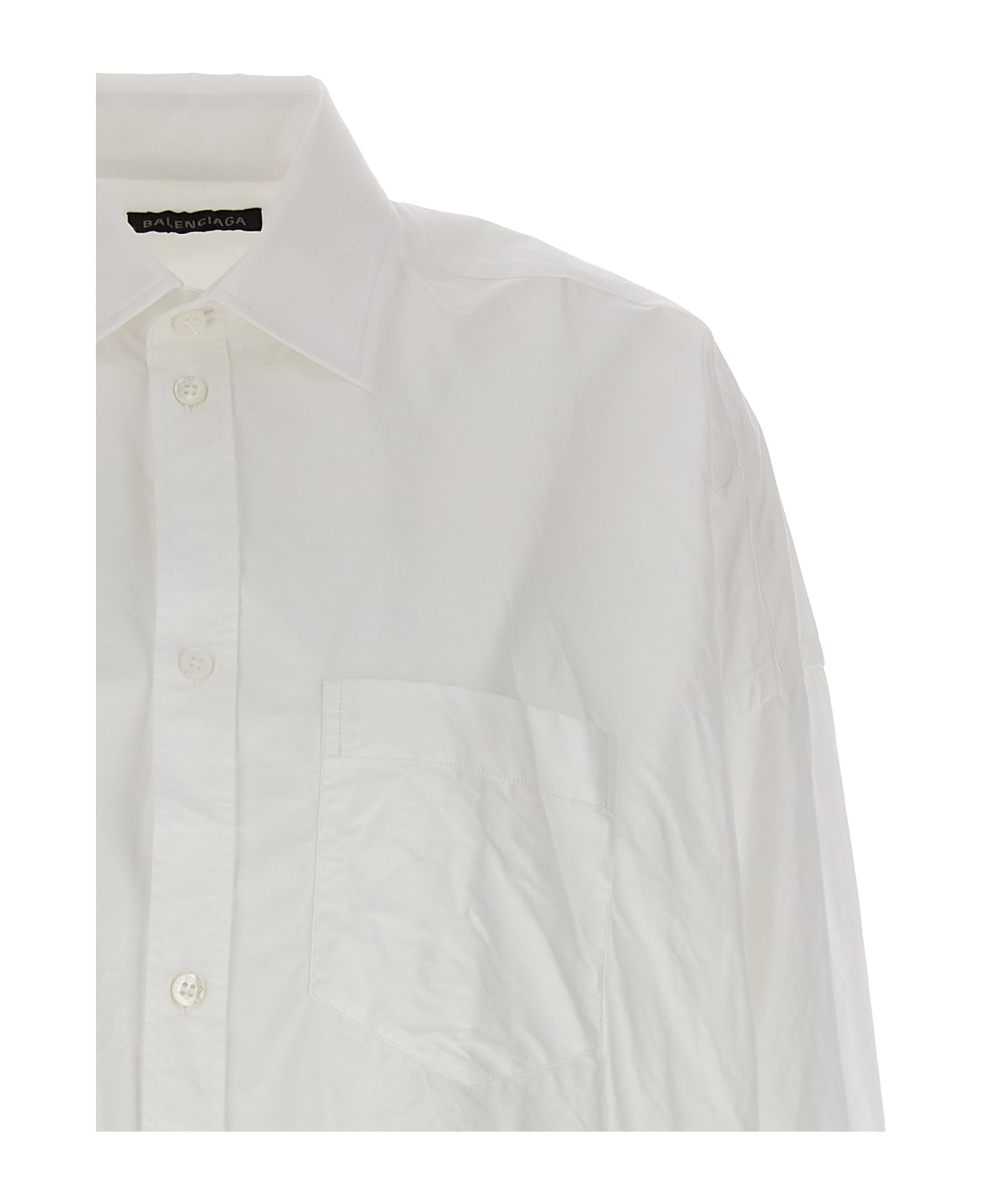Balenciaga Cocoon Shirt - WHITE シャツ