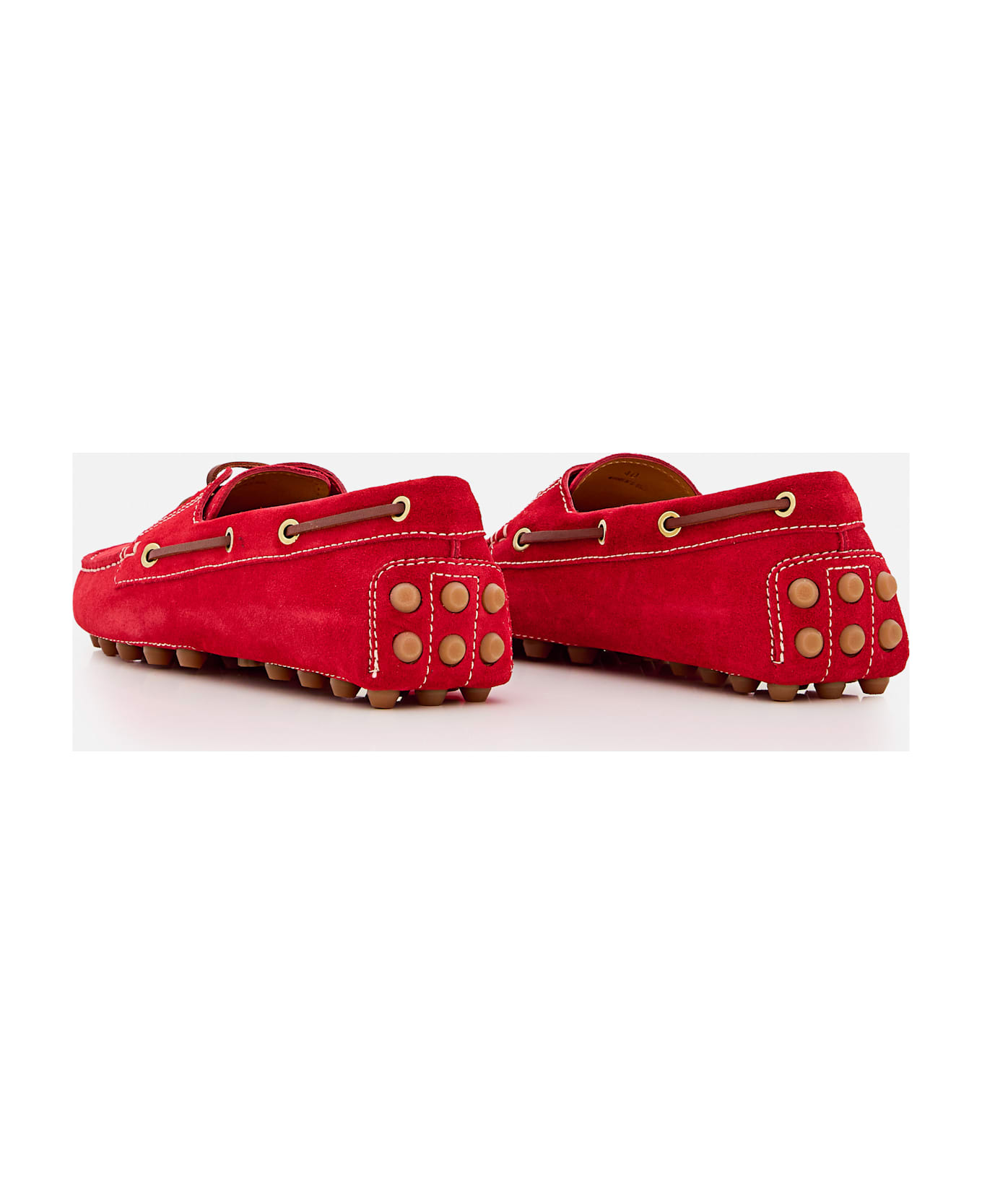 Tod's Gommino Macro 52k Mocassino Barca - Red