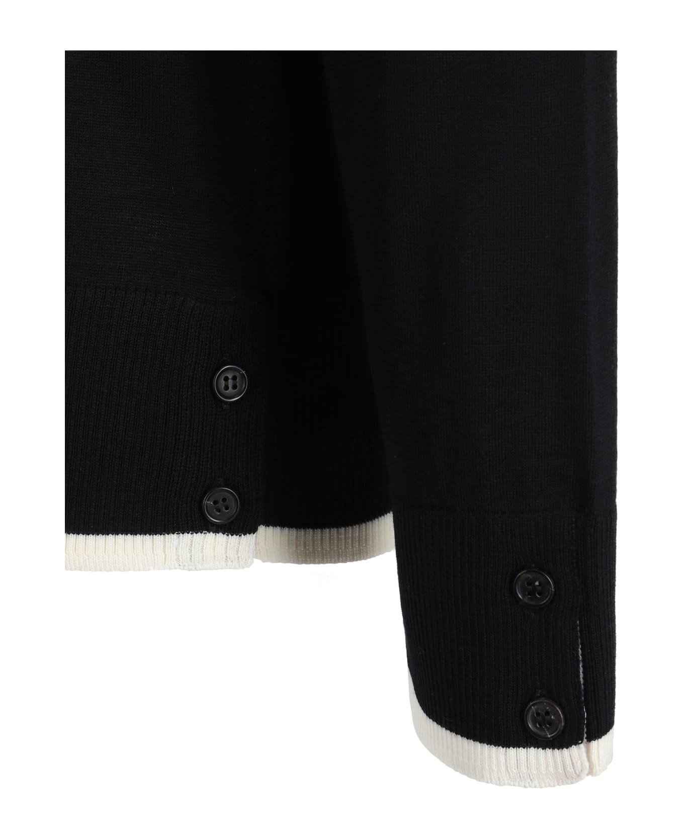 Thom Browne '4- Bar' Sweater - Black