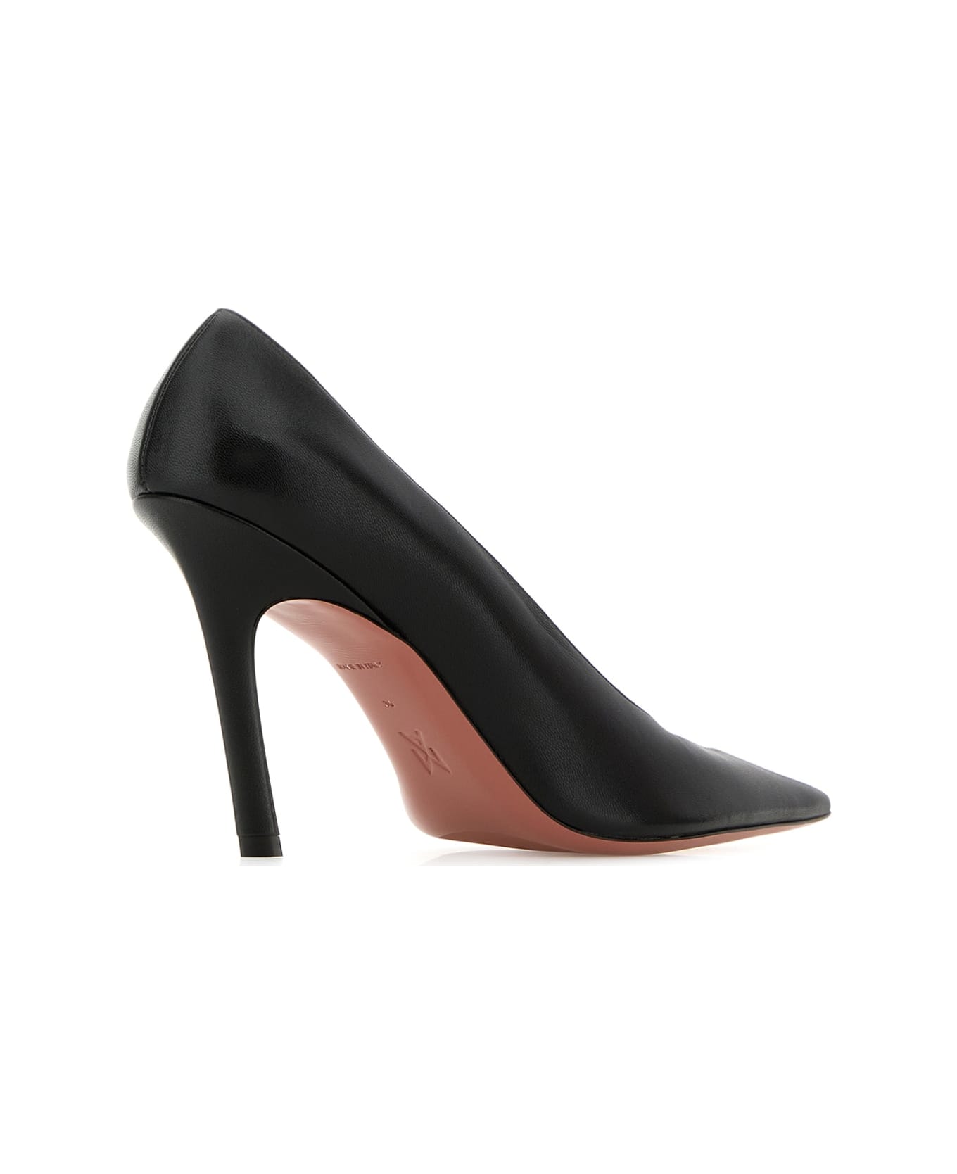 Amina Muaddi Christine Pump 100 Nappa Black 100 - BLACK