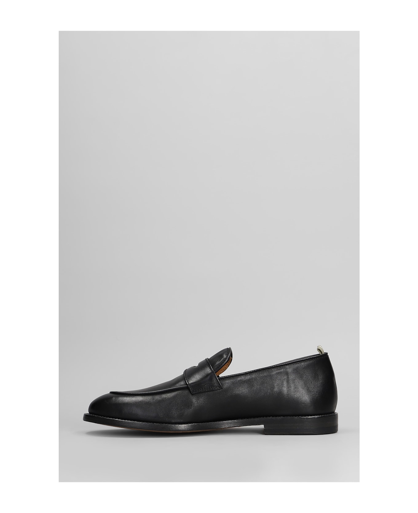 Officine Creative Opera 001 Loafers In Black Leather - black