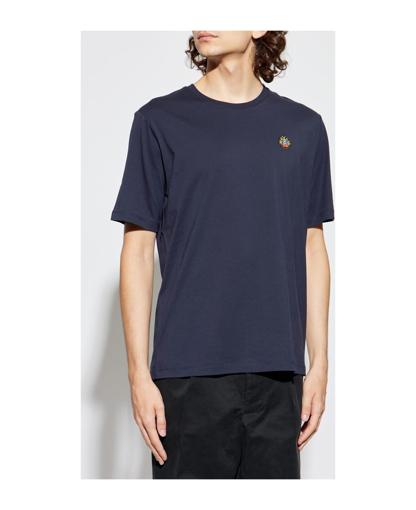 Bally T-shirt With Logo - Navy