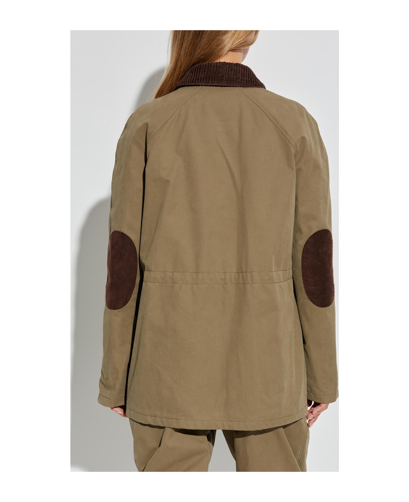 Moschino Coat With Collar - GREEN