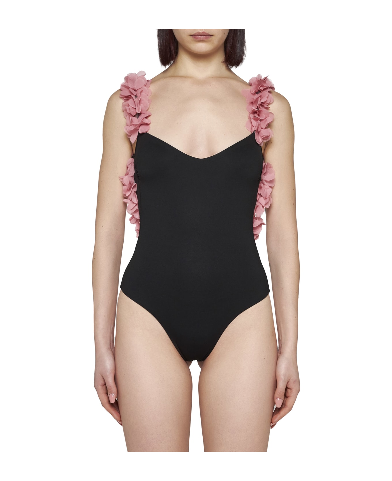 La Reveche Swimwear - Black/pink