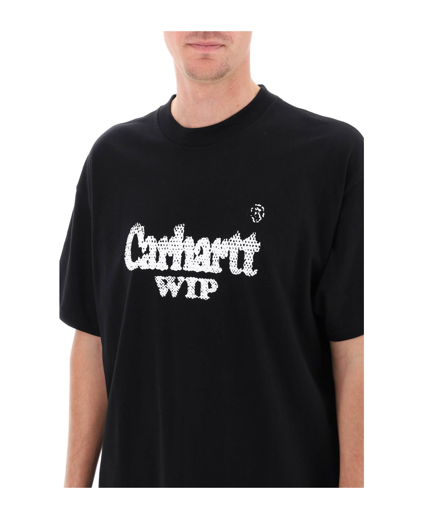 Carhartt Spree Halftone Printed T-shirt - BLACK WHITE (Black)