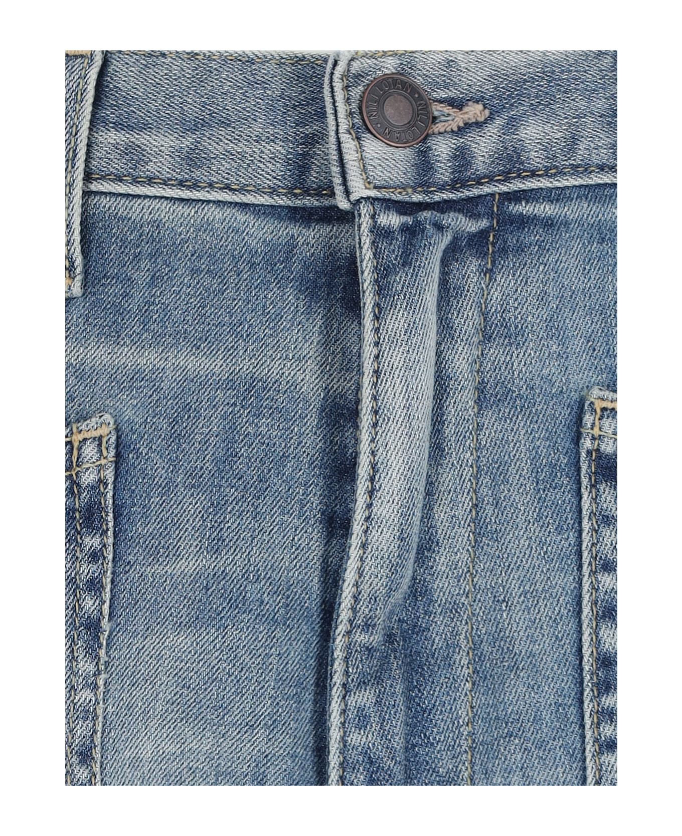 Nili Lotan 
shon
 Curved Jeans - Light Blue