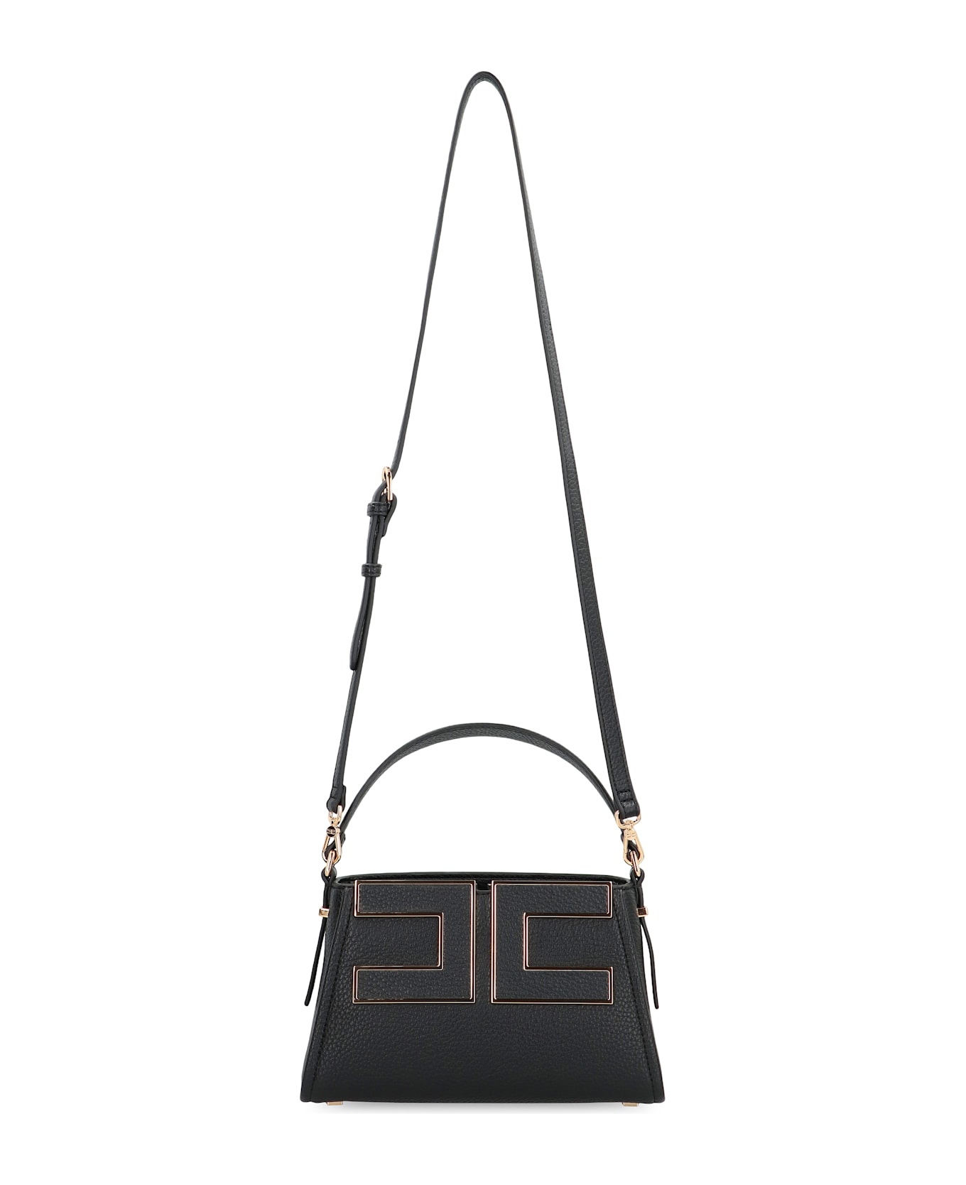 Elisabetta Franchi Small Bag In Eco-leather - black