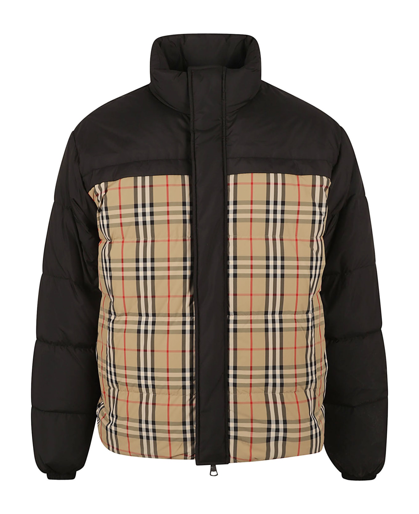 Burberry Check Padded Jacket - Archive Beige