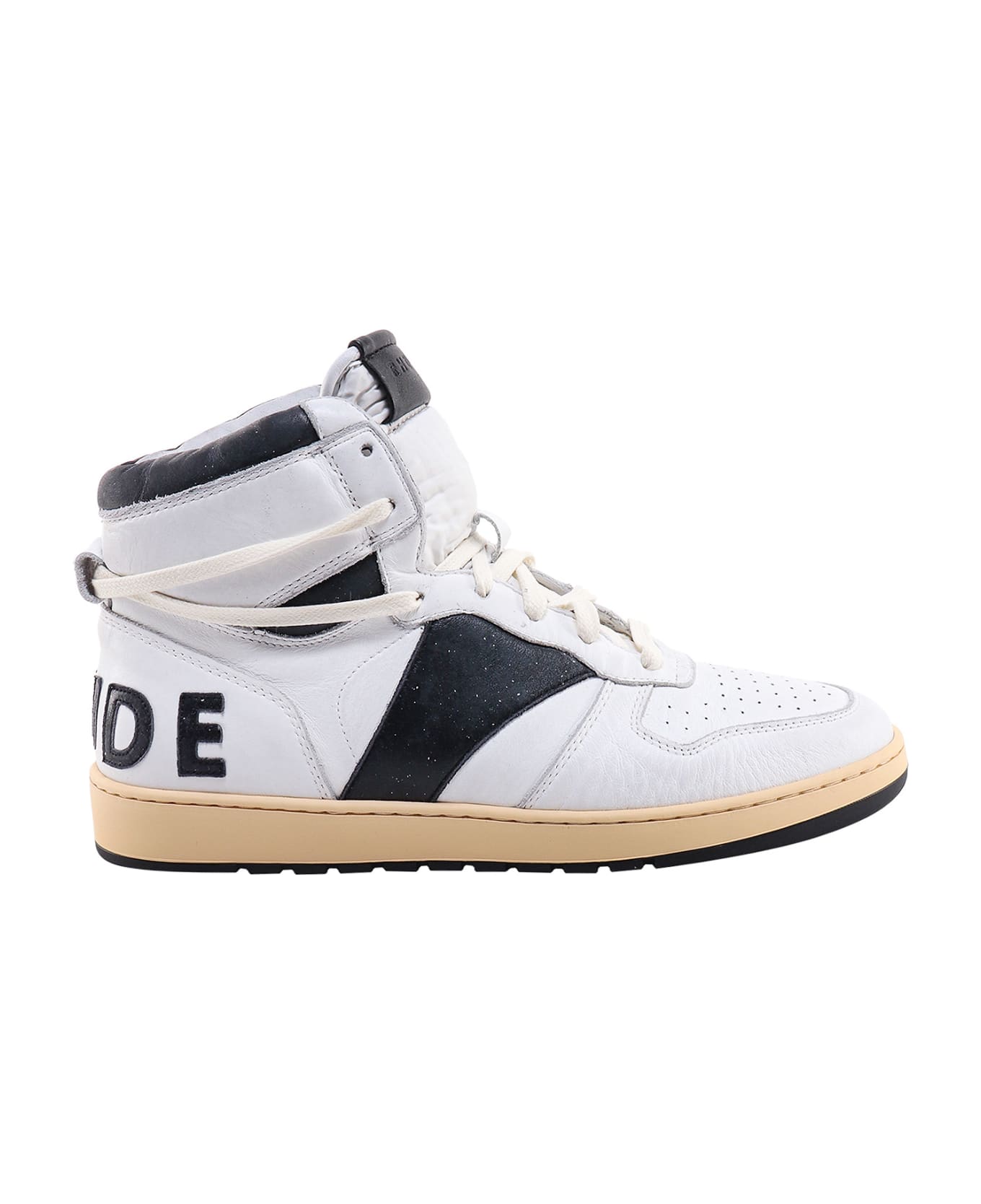 Rhude Rhecess-hi Sneakers - 0128 WHITE/BLACK