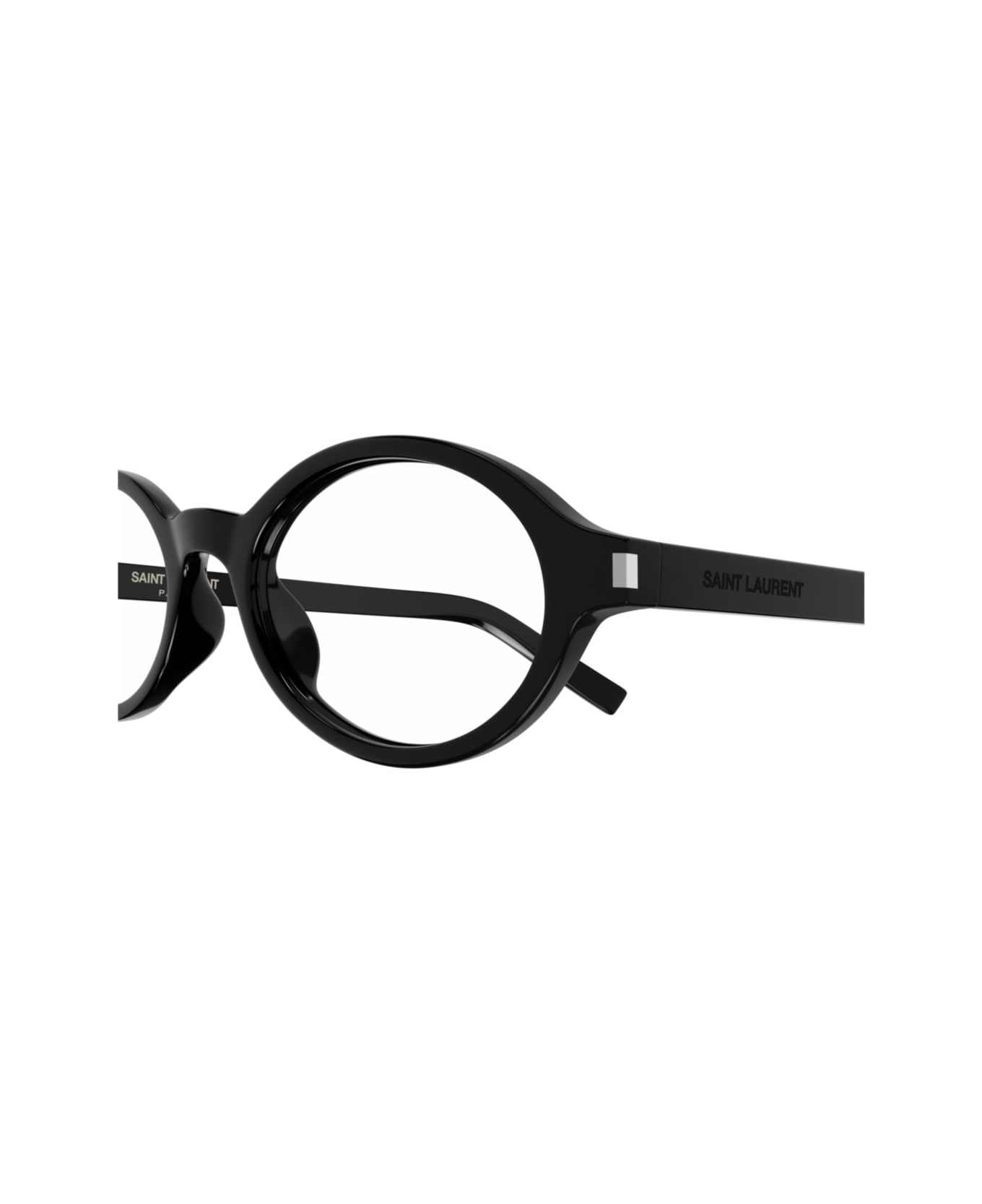 Saint Laurent Eyewear Sl 751 Frame - BLACK-BLACK-TRANSPARENT