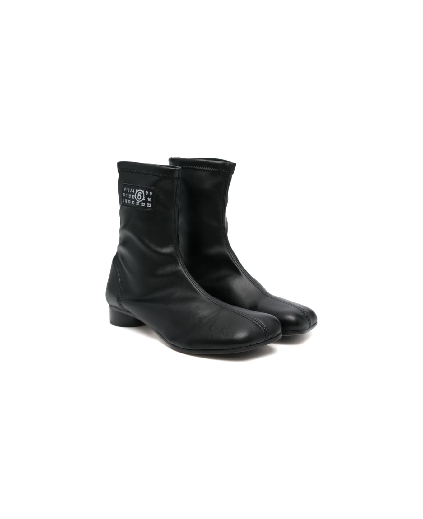 MM6 Maison Margiela Black Boots Girl - Black