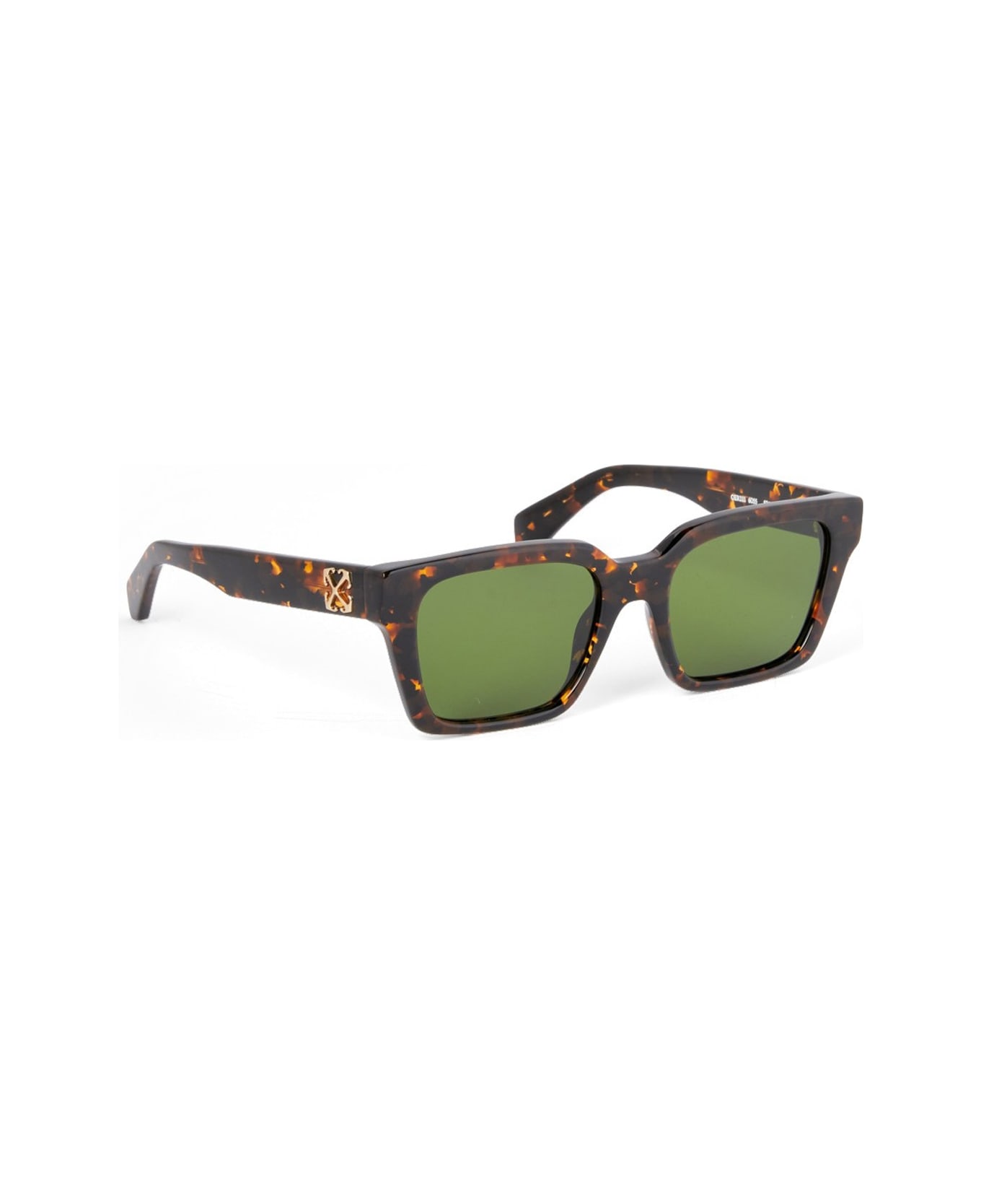 Off-White Off White Oeri111 Branson 6055 Havana Green Sunglasses - Havana