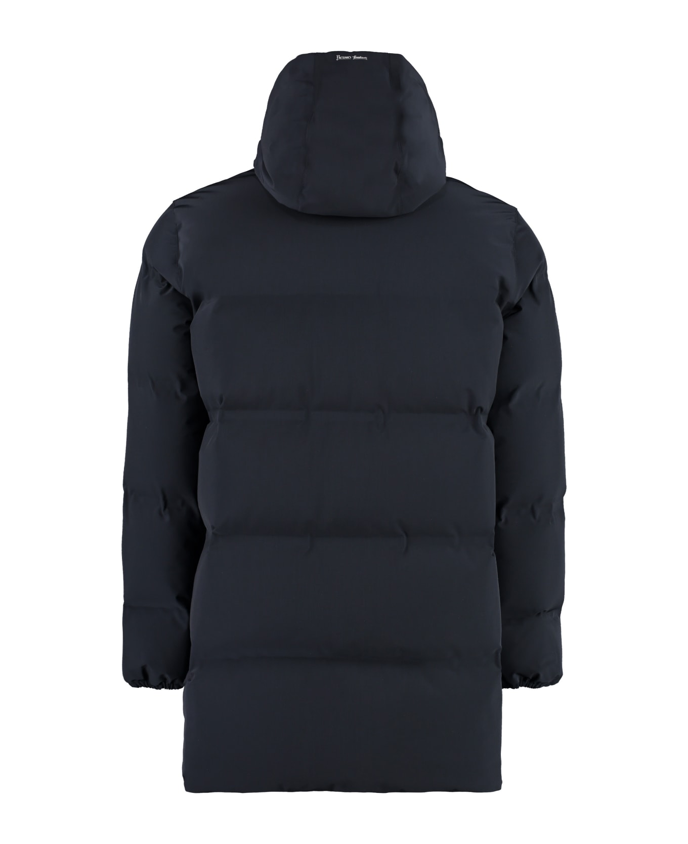 Herno Long Quilted Parka - Black