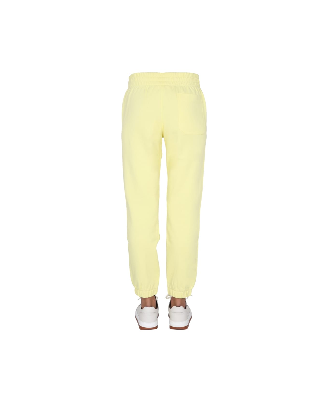 Helmut Lang Jogging Pants With Buttons - YELLOW