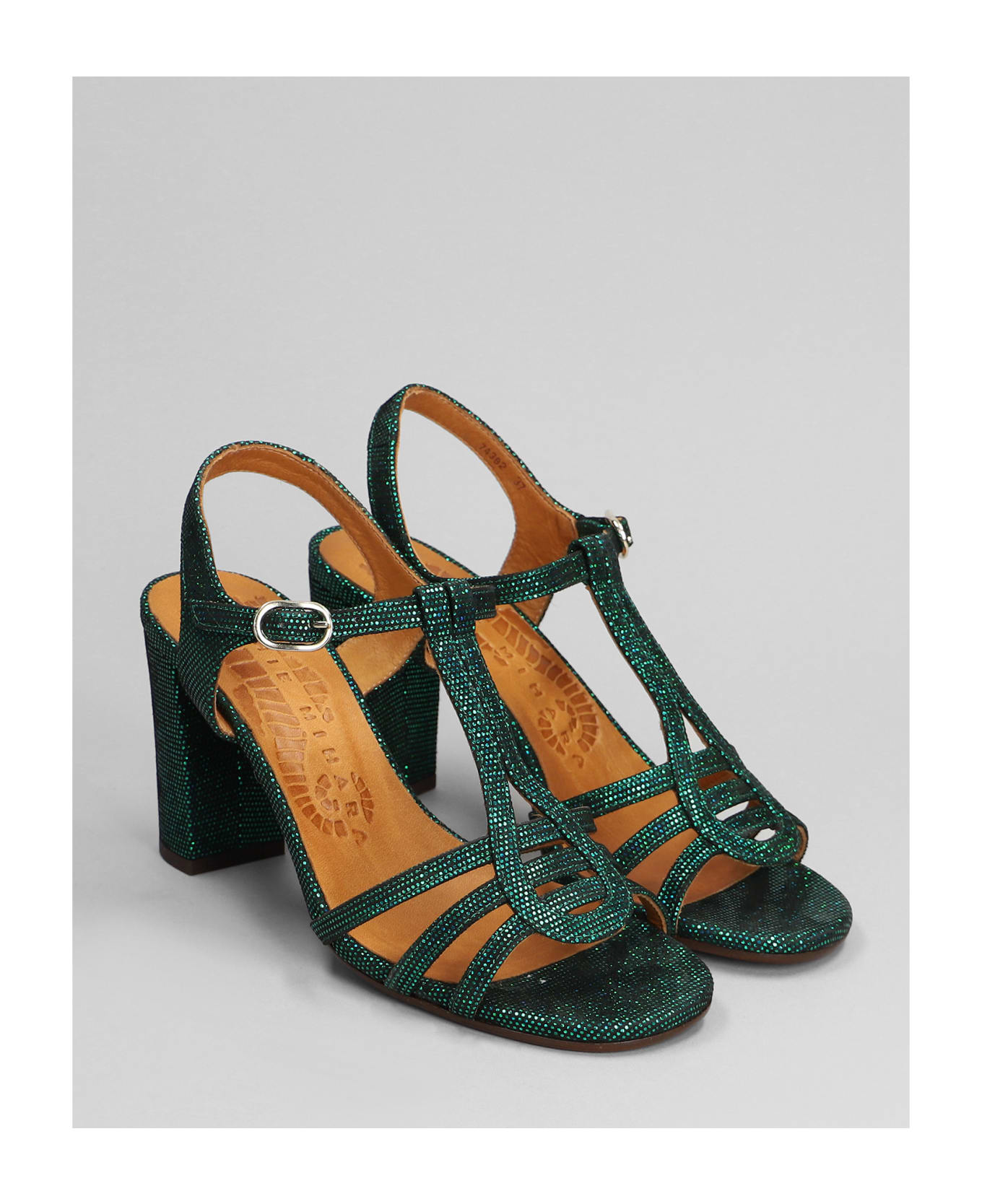 Chie Mihara Babi 44 Sandals In Green Leather - green