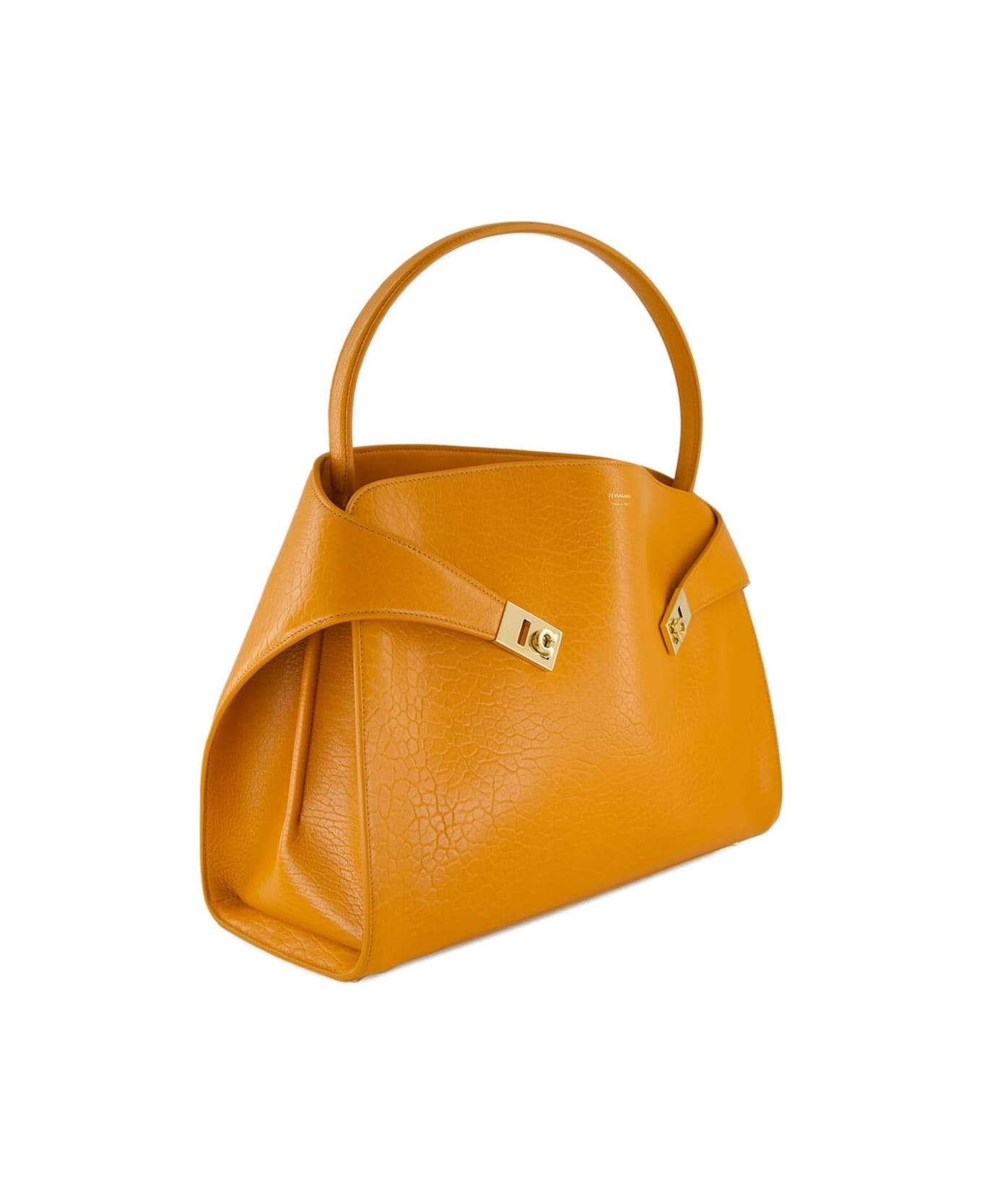 Ferragamo Medium Hug Shoulder Bag - Beige