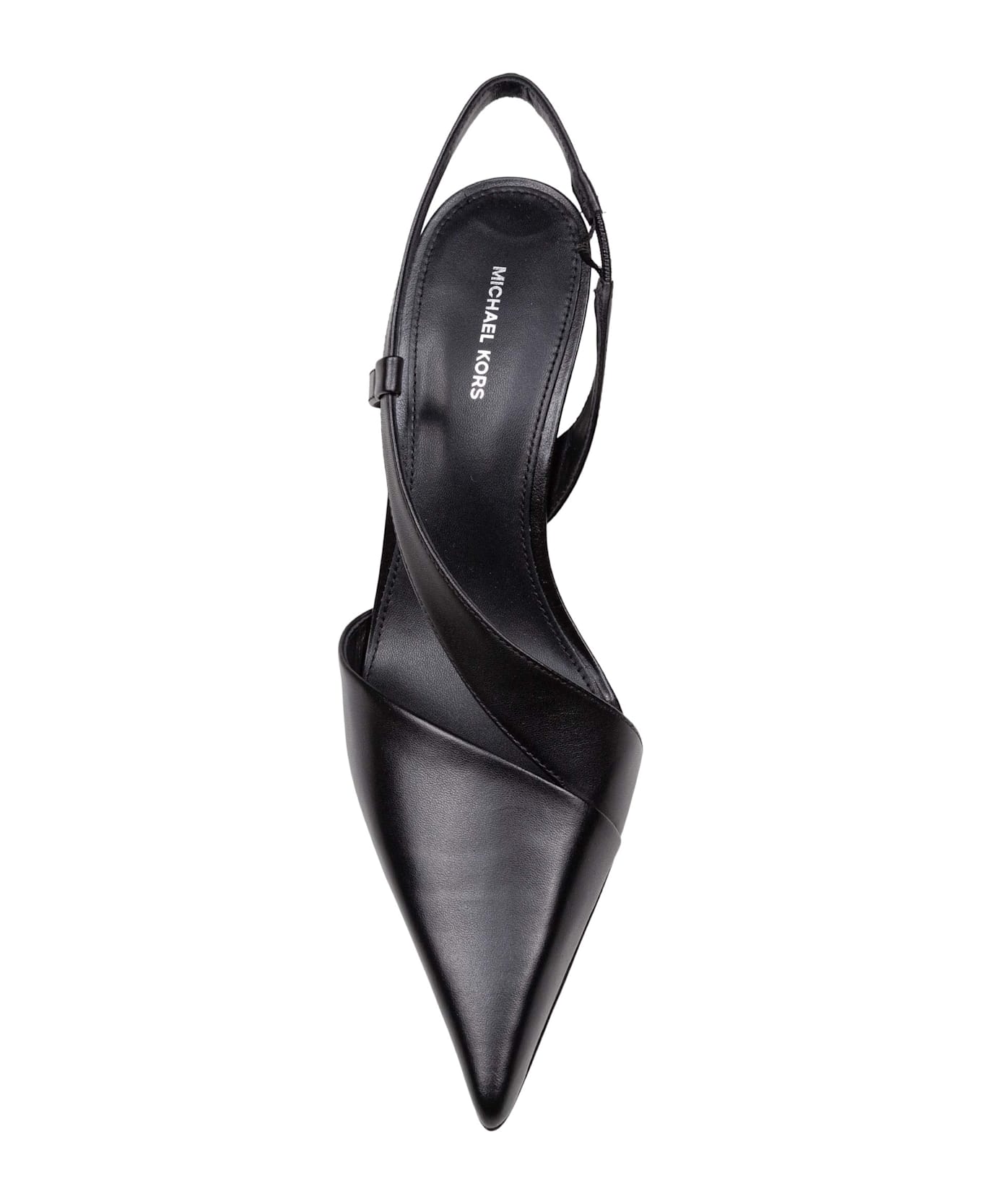 Michael Kors Jaida Leather Decollete' Black Color - Black