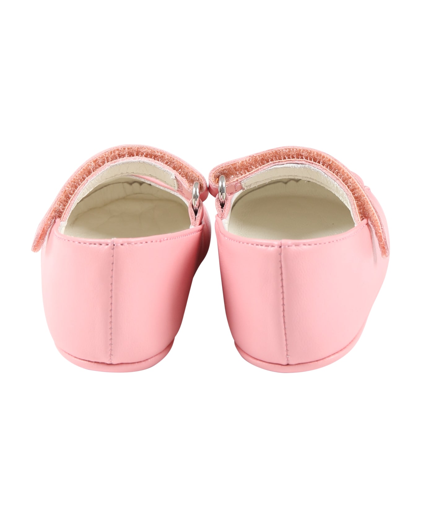 Gucci Pink Ballet-flats For Baby Girl With Horsebit - Pink シューズ