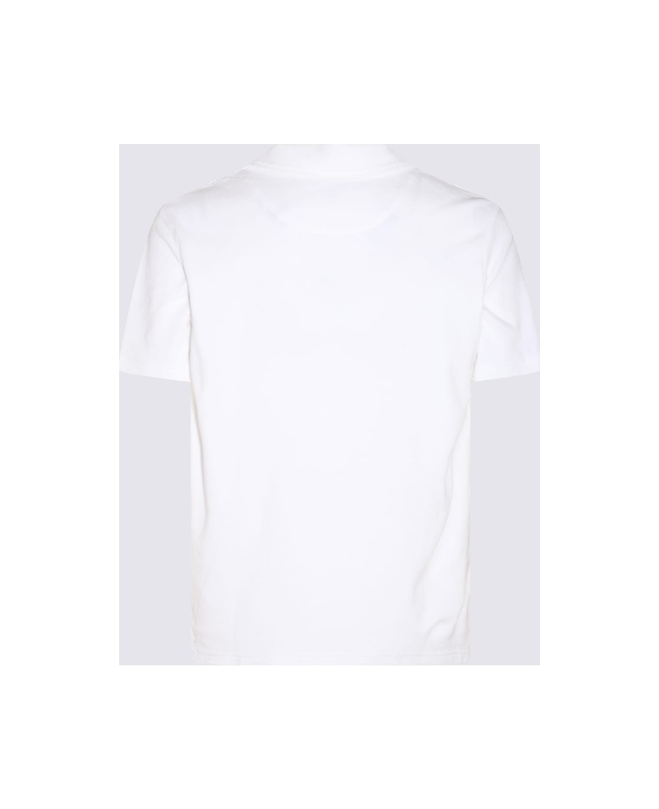 Altea White Cotton Polo Shirt - White