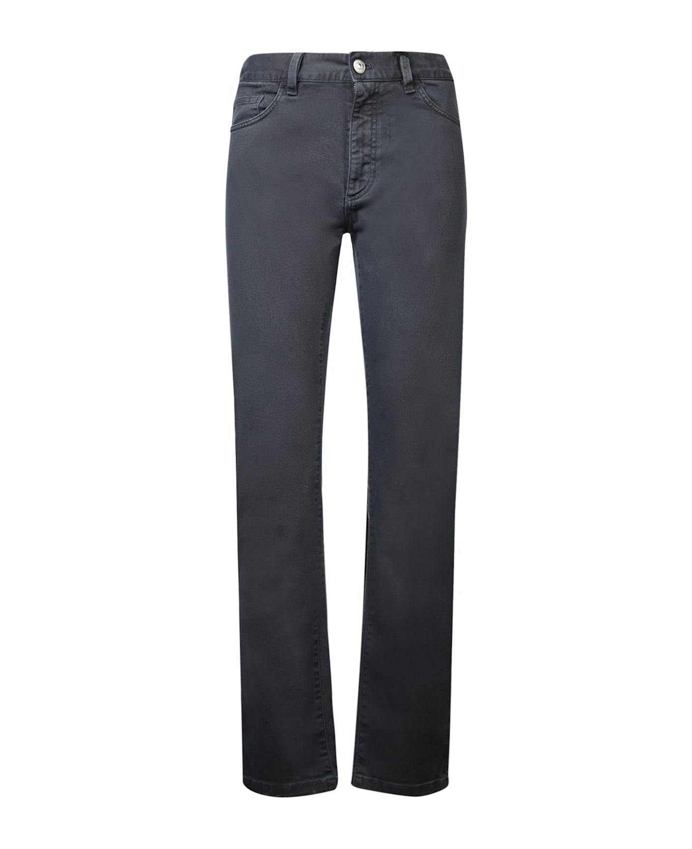 Zegna Dark Blue 5-pocket Jeans - Blue