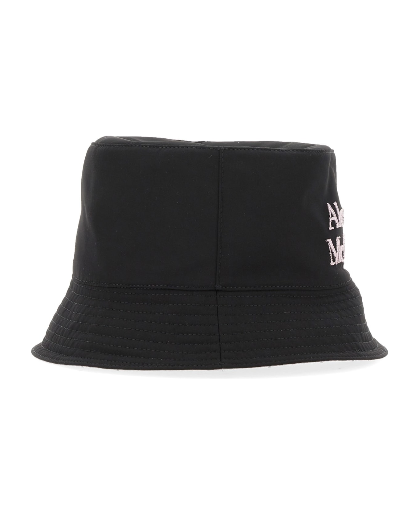Alexander McQueen Reversible Logo Embroidered Bucket Hat - Black