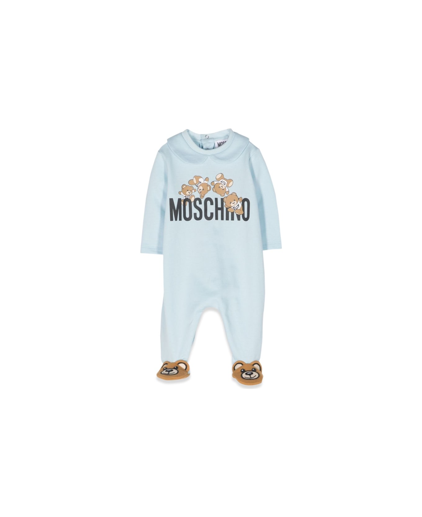 Moschino Babygrow W/ Giftbox Addition - BABY BLUE