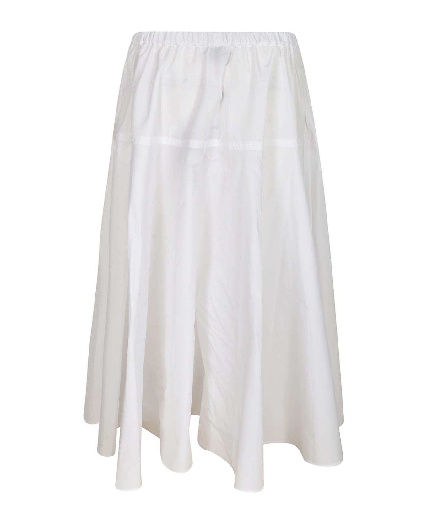 Patou White Recycled Polyester Skirt - White