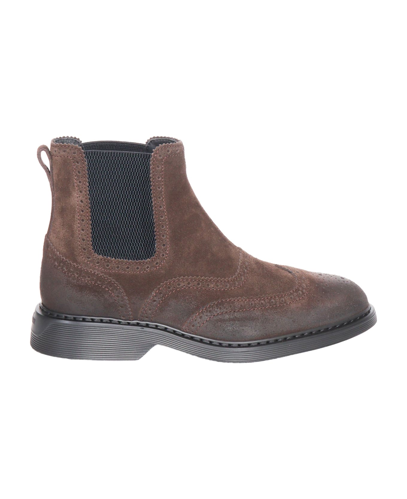 Hogan Chelsea Ankle Boots H576 - BROWN