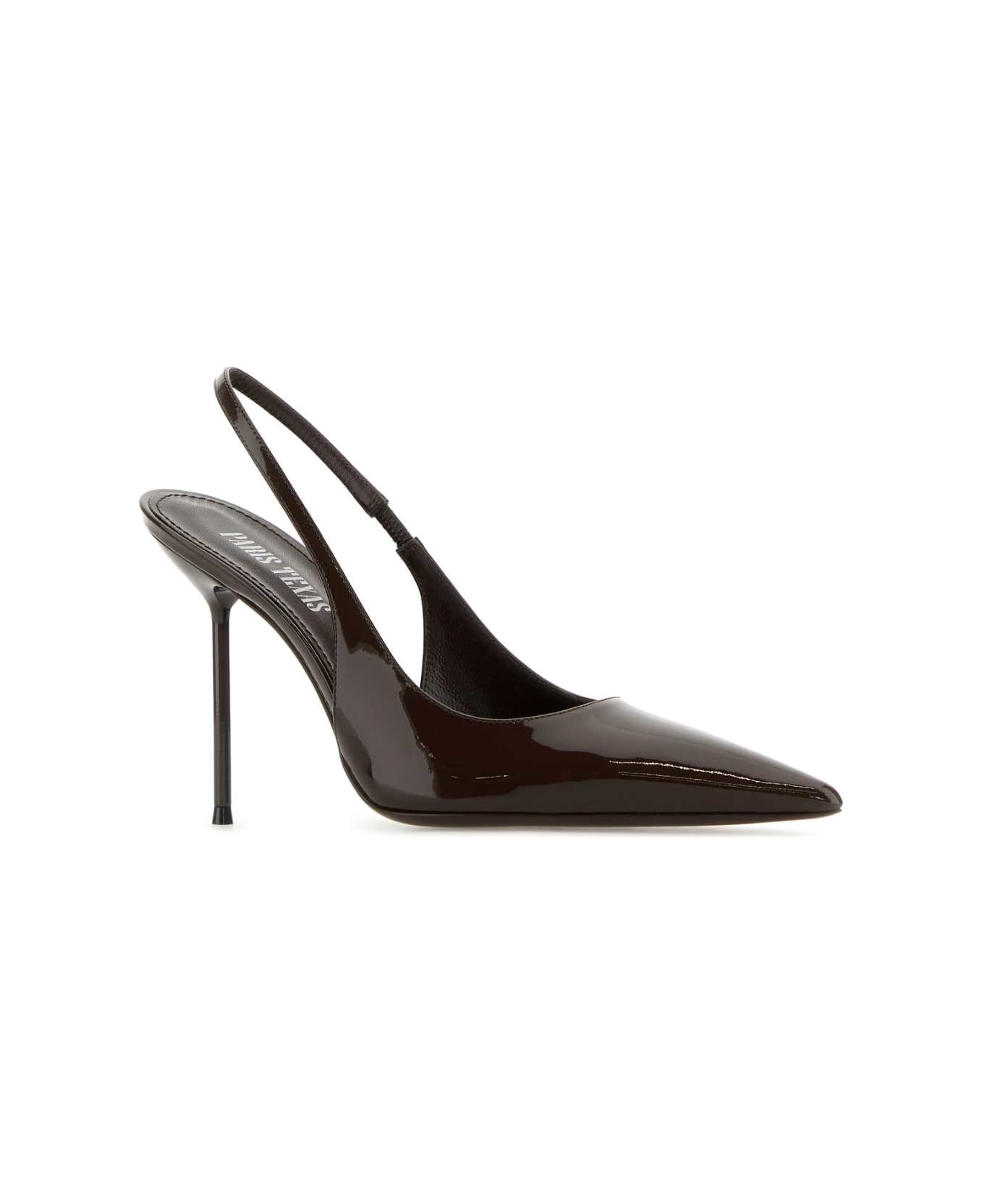 Paris Texas Dark Brown Leather Lidia Pumps - EBANO