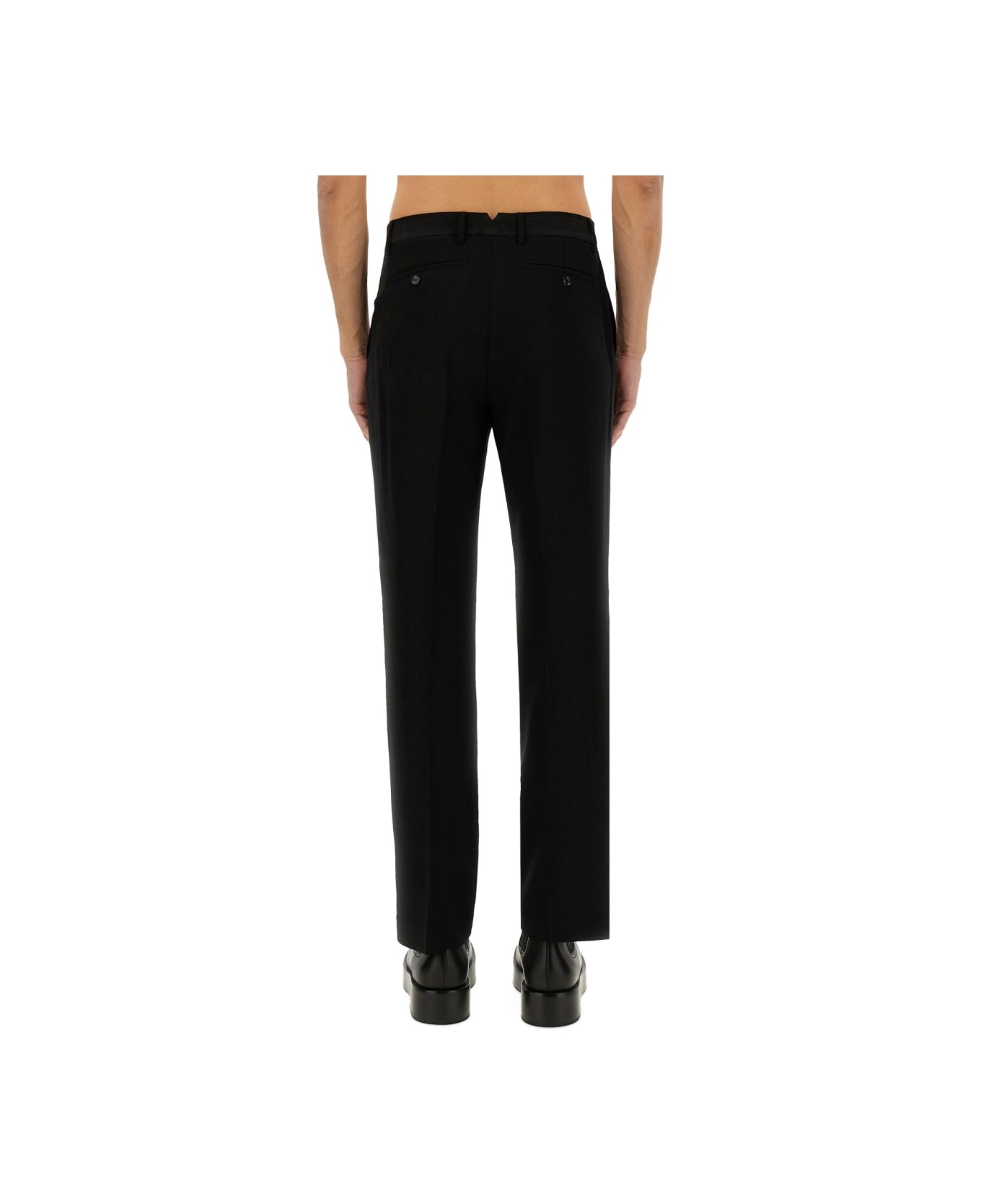 Ami Alexandre Mattiussi 
straight Fit
 Pants - BLACK