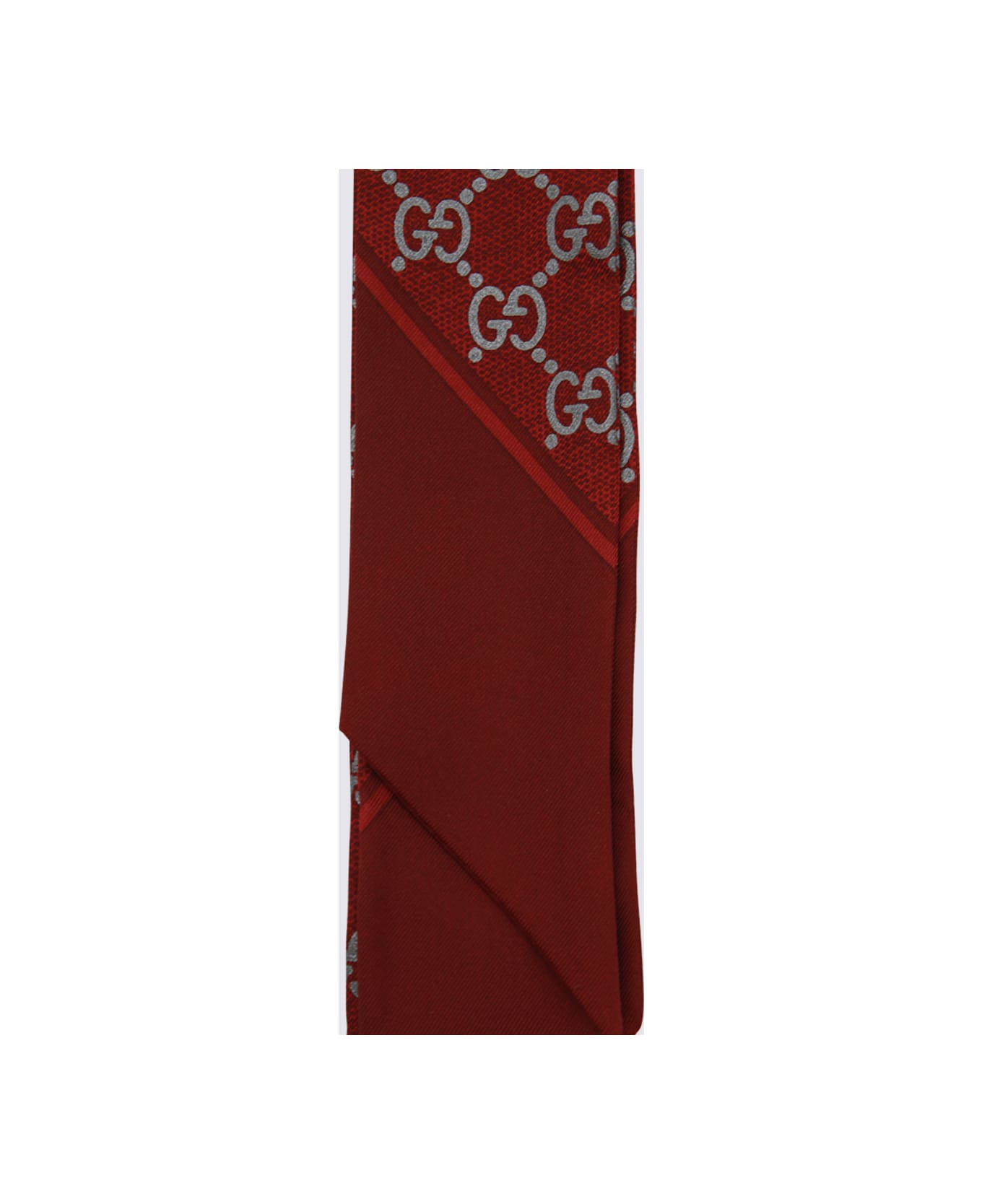 Gucci Red Silk Scarves - Bordeaux