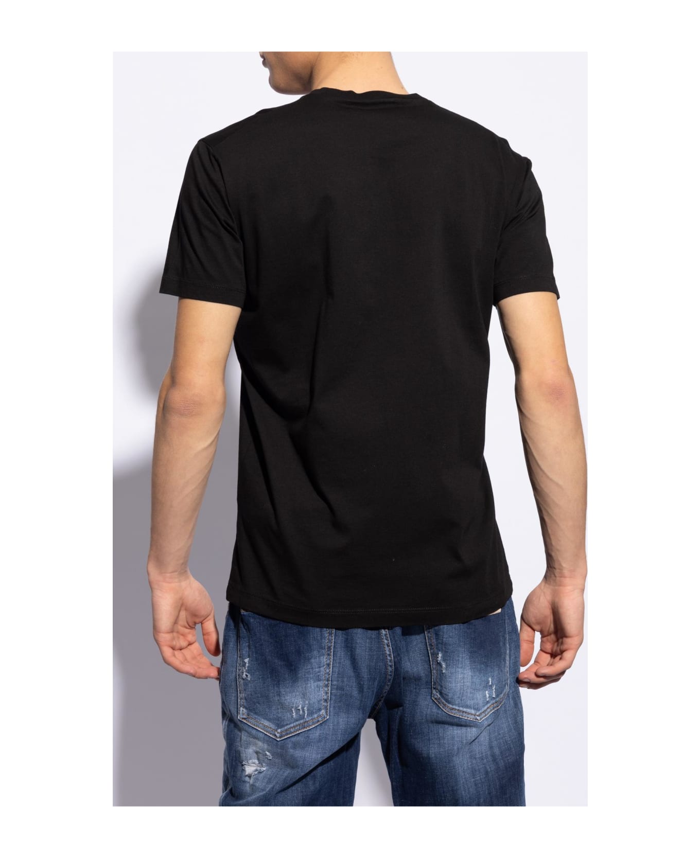 Dsquared2 'rocco Cool Fit' Cotton T-shirt - BLACK