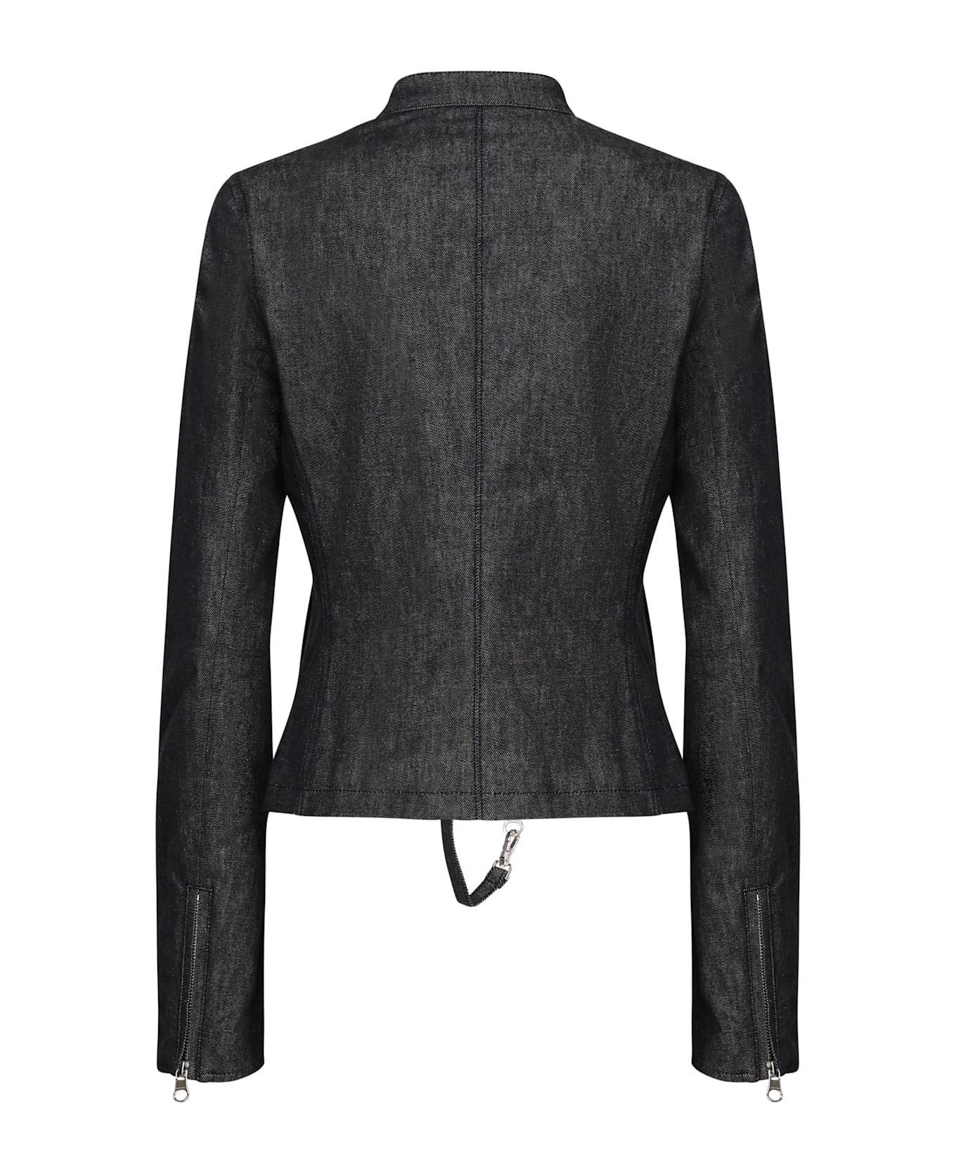 Courrèges City Denim Jacket - Dark grey melange