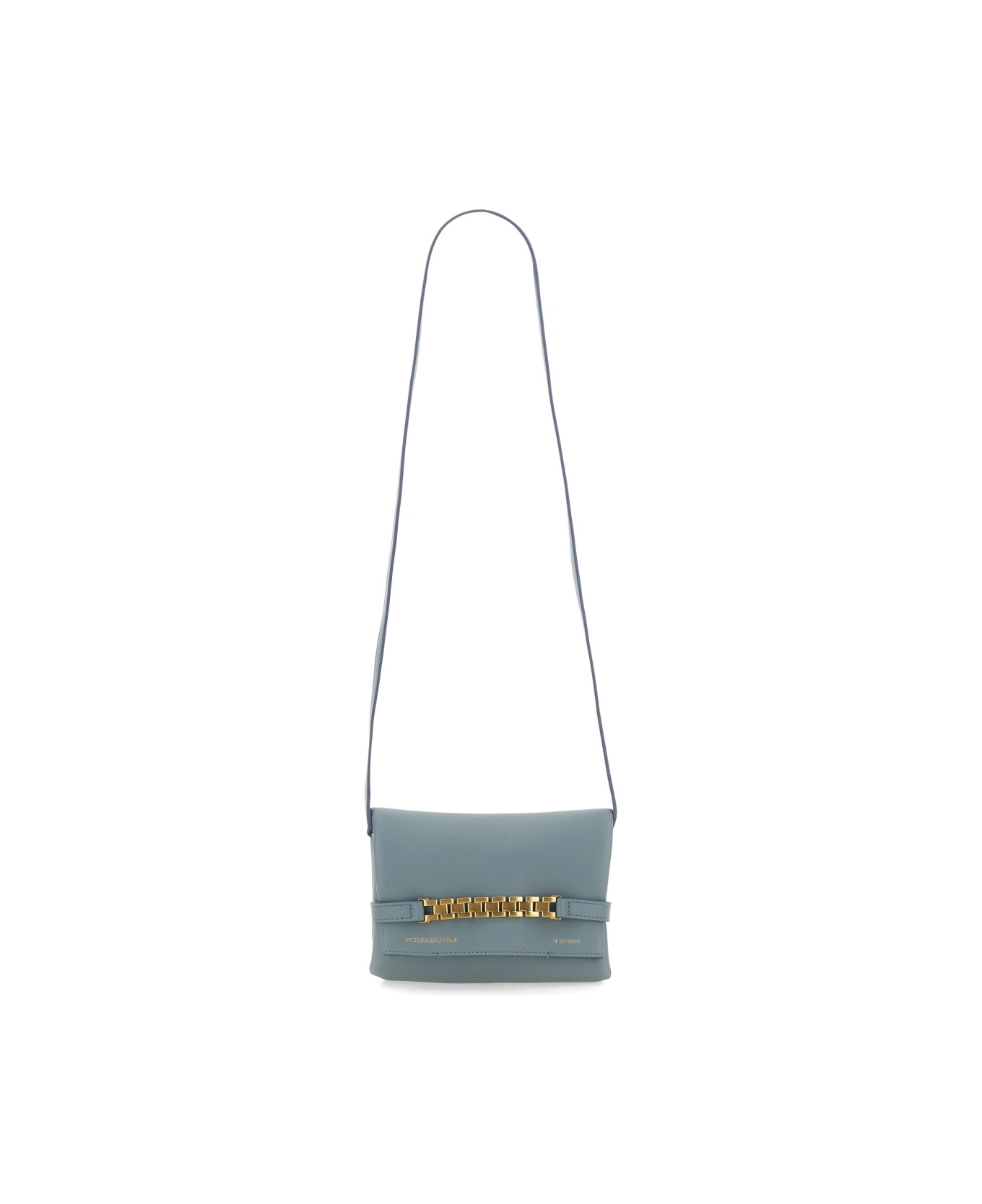 Victoria Beckham Mini Clutch Bag With Shoulder Strap - AZURE