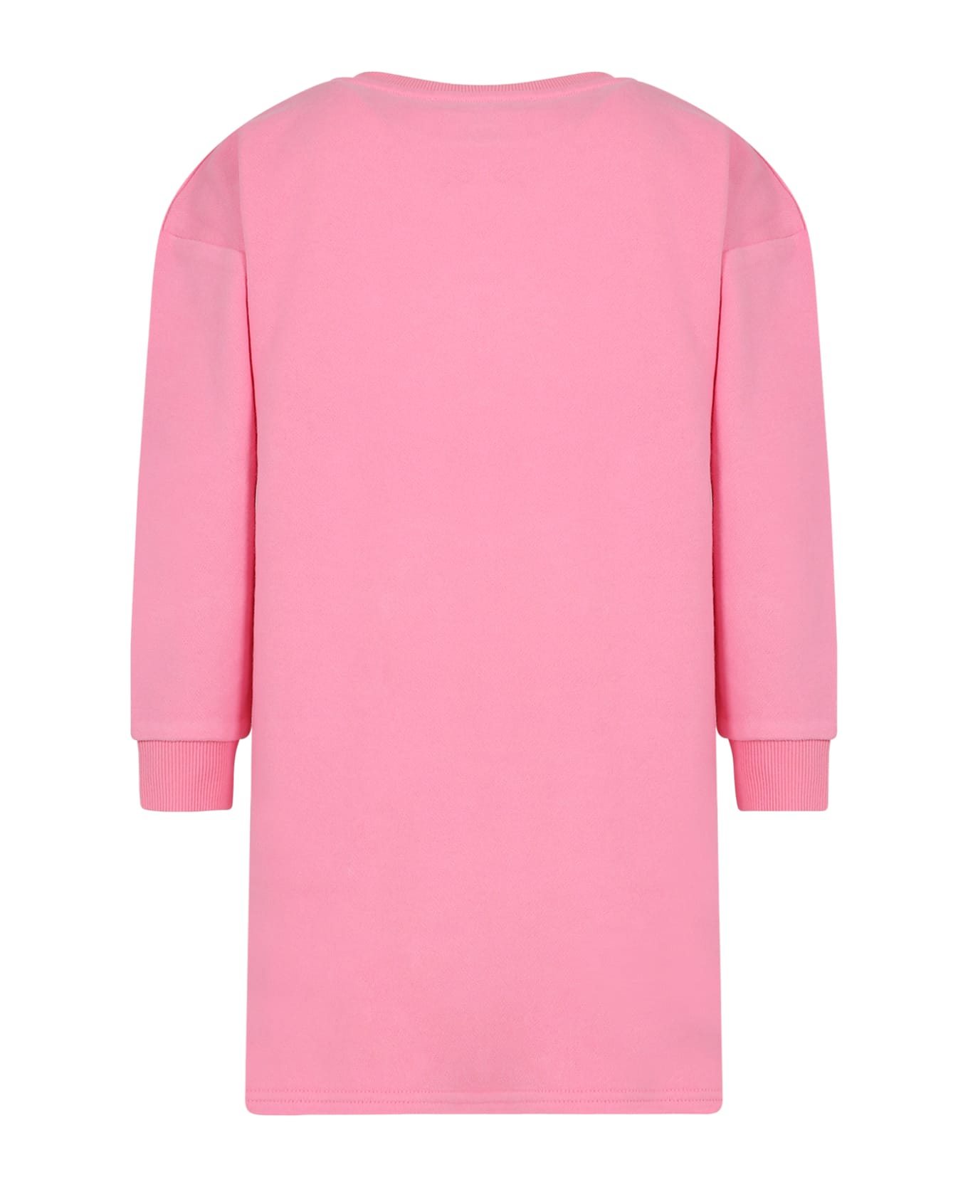 Marc Jacobs Casual Pink Dress For Girl With Logo - Pink ワンピース＆ドレス