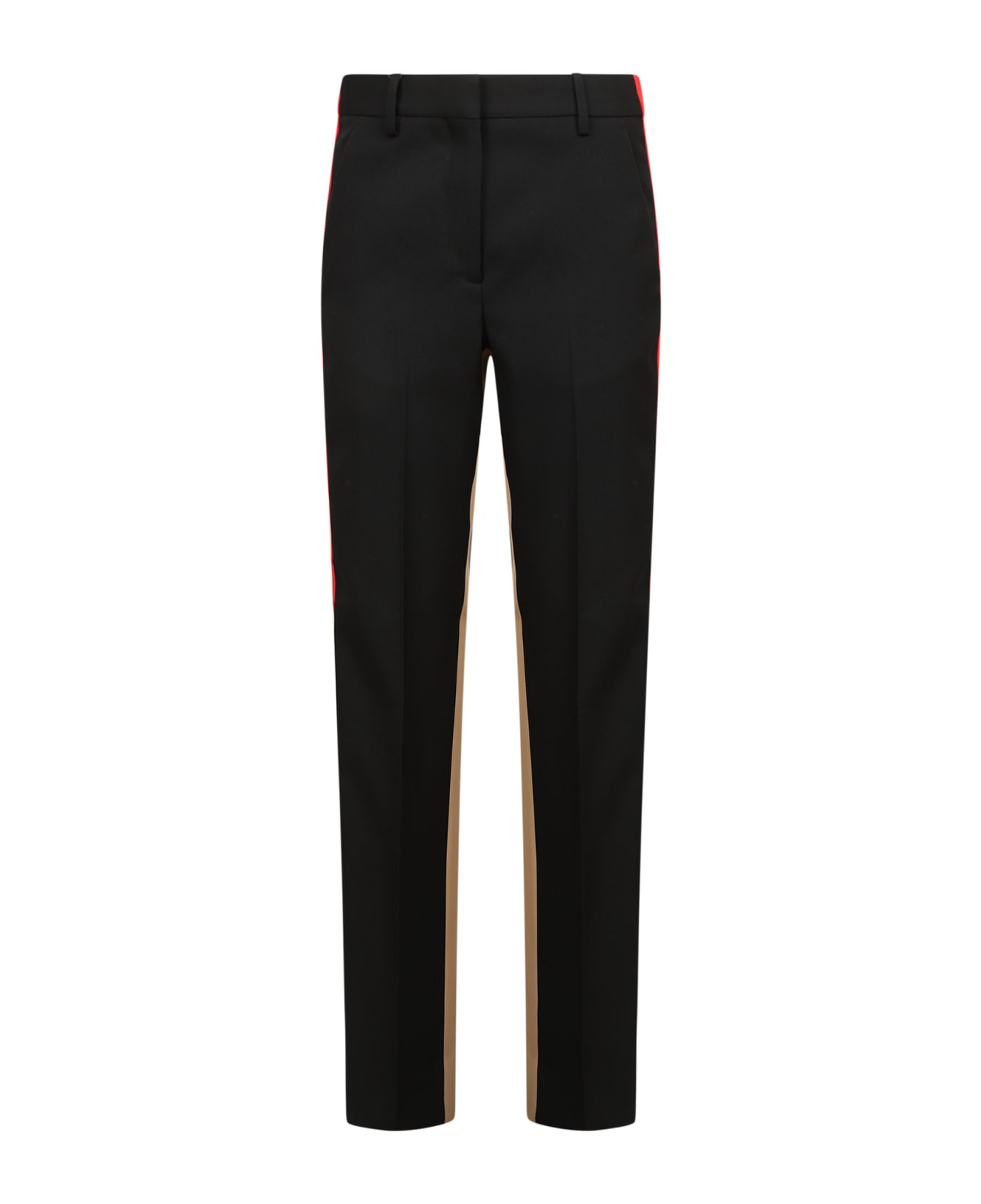 Burberry Wool Trousers - Black ボトムス