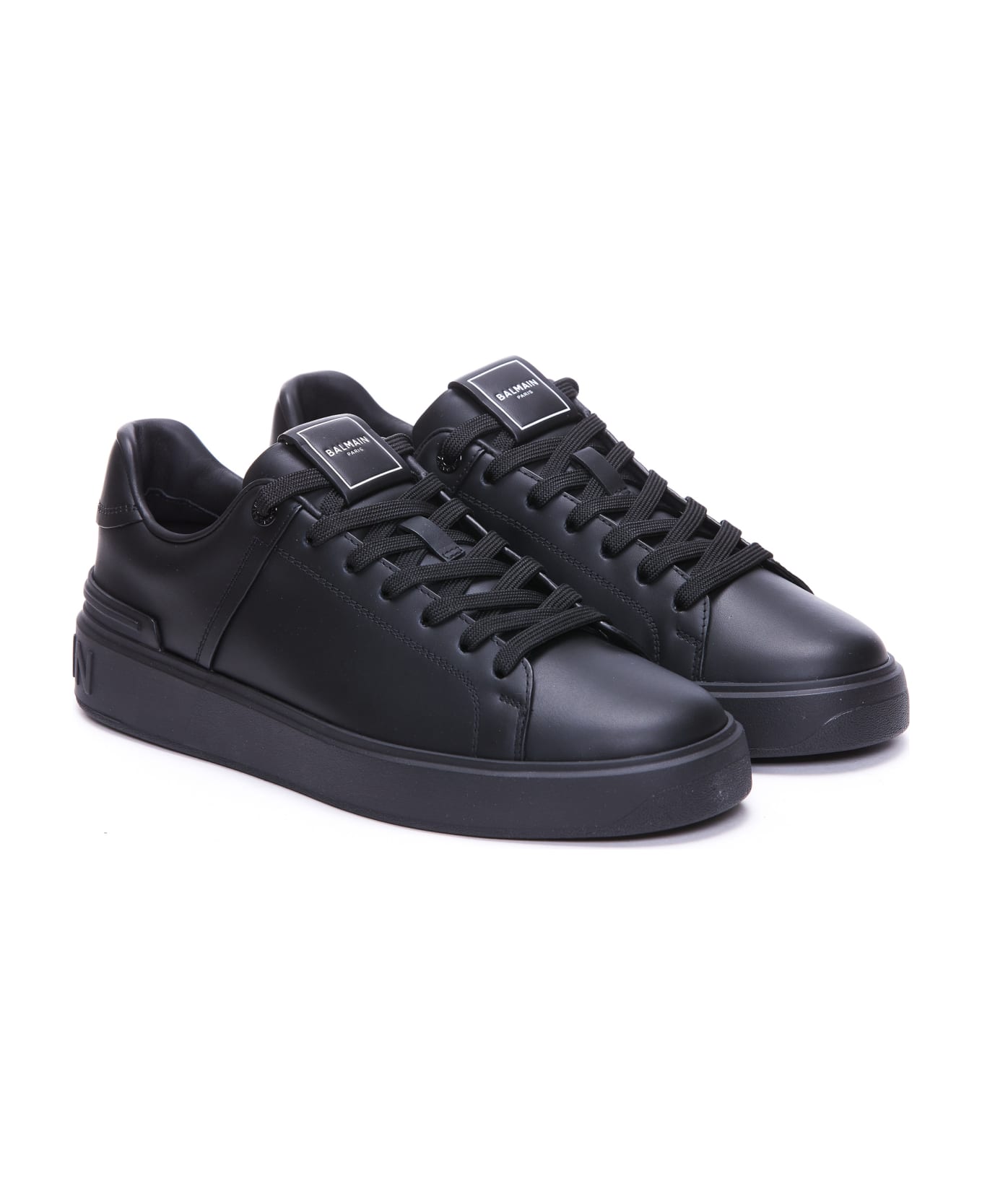 Balmain B Court Sneakers - Black スニーカー
