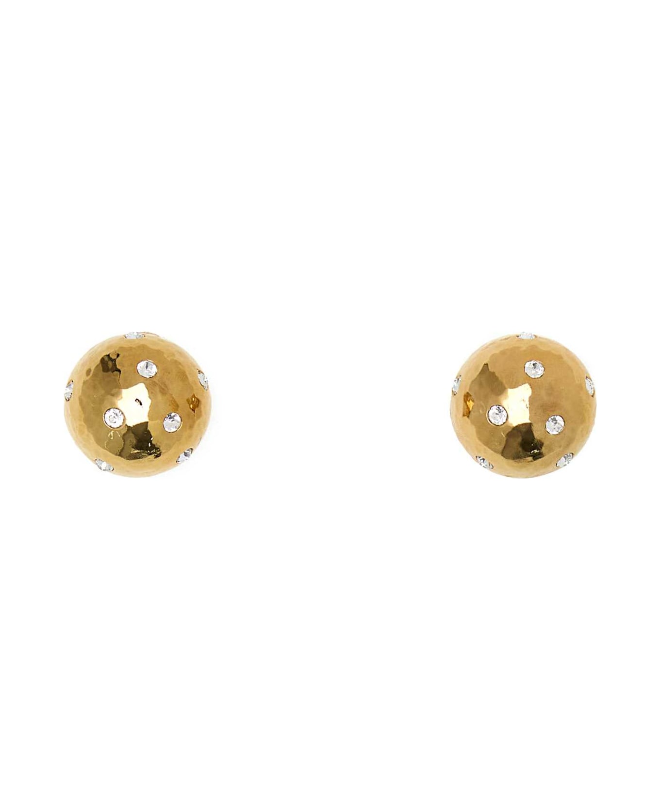 Saint Laurent Gold Metal Earrings - ORLAITONCRYSTAL イヤリング