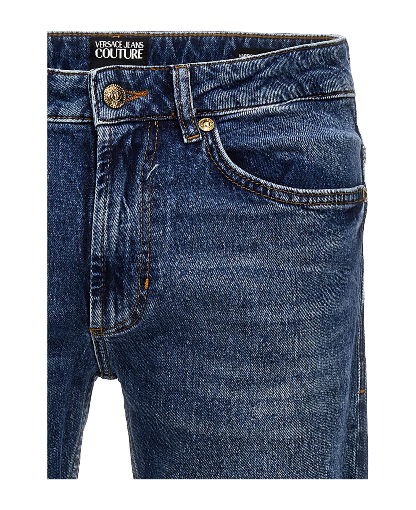 Versace Jeans Couture 5 Pocket Pants - Blue