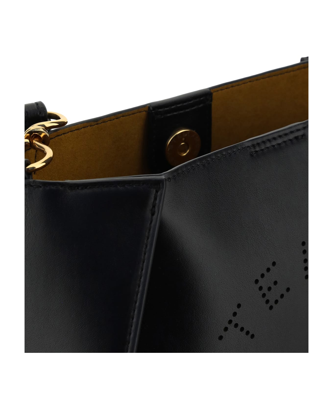 Stella McCartney Mini Crossbody Logo Bag - Black