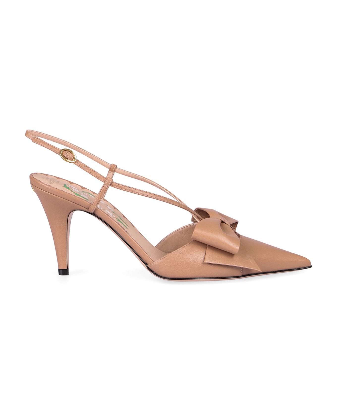 Valentino Garavani Bowow Leather Pumps - skin