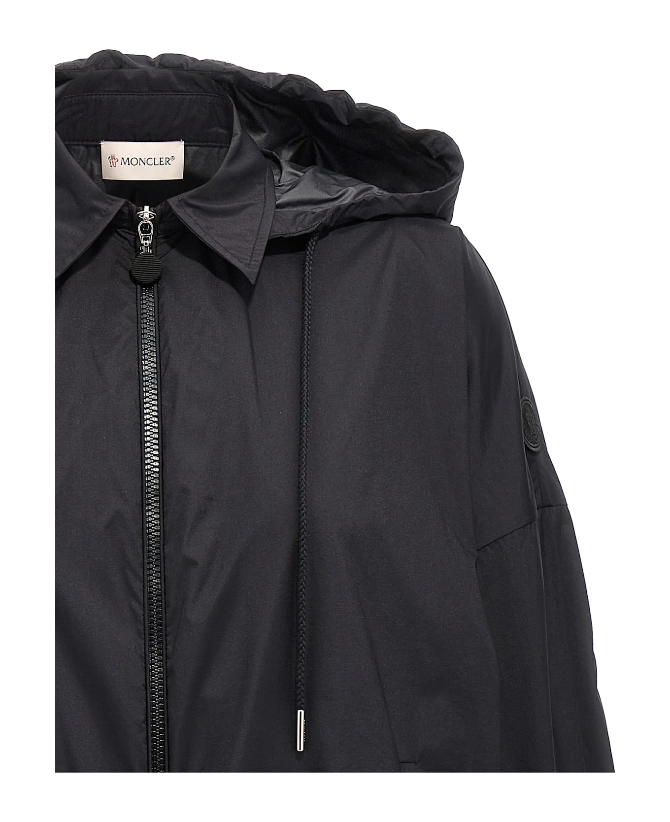 Moncler Ruffled Windbreaker - Black  